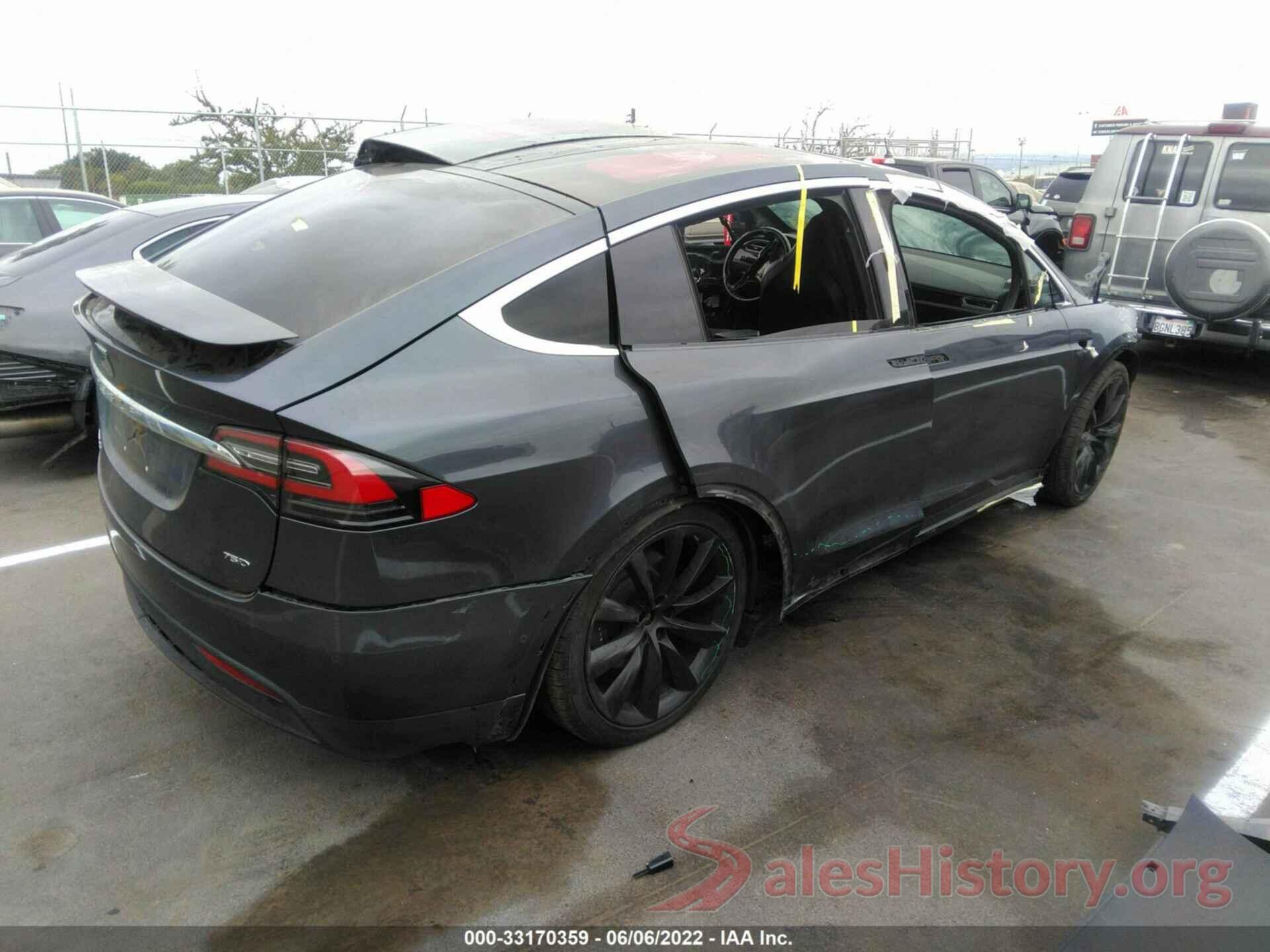 5YJXCDE24HF067446 2017 TESLA MODEL X