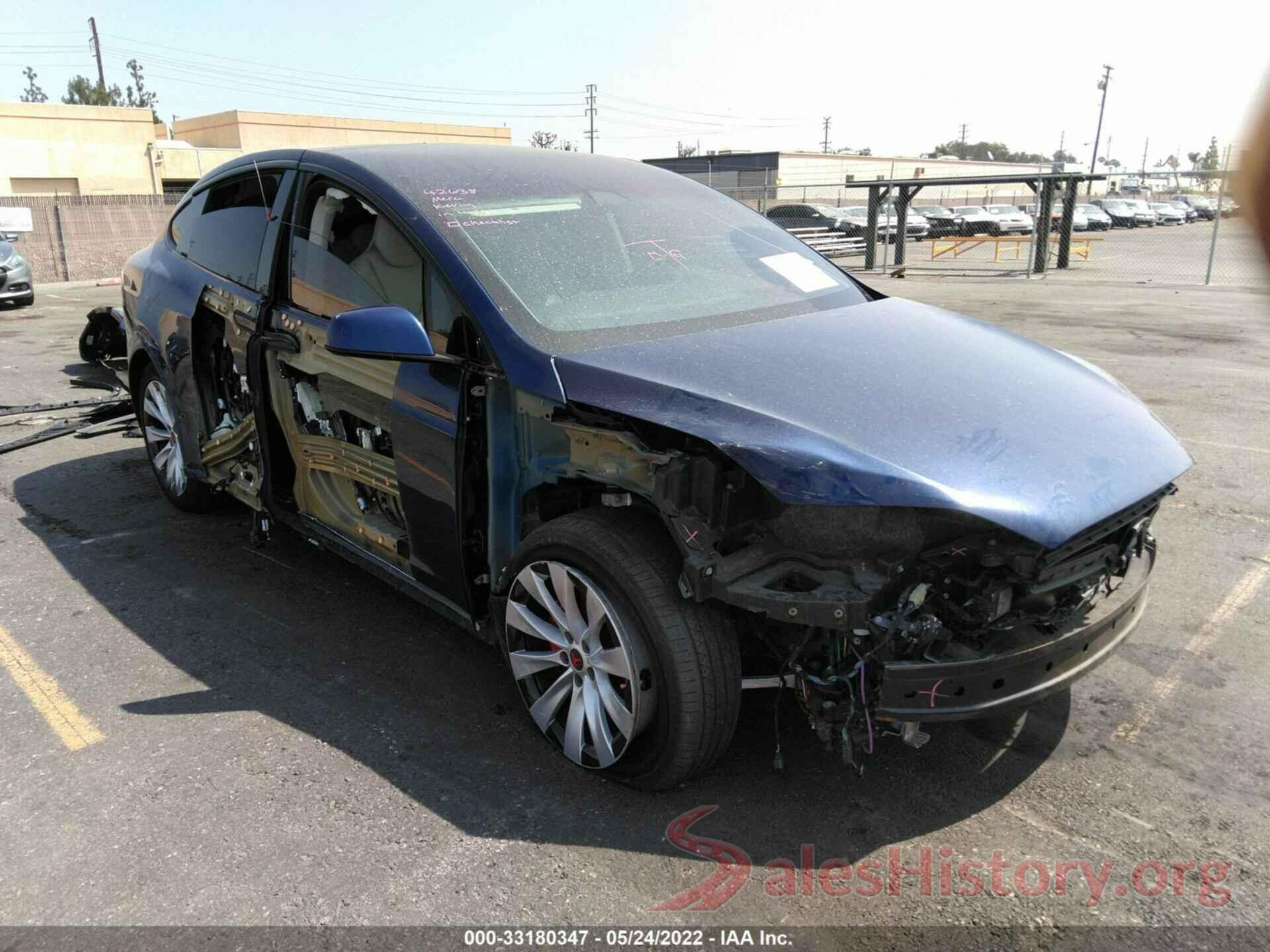 5YJXCDE41KF180408 2019 TESLA MODEL X