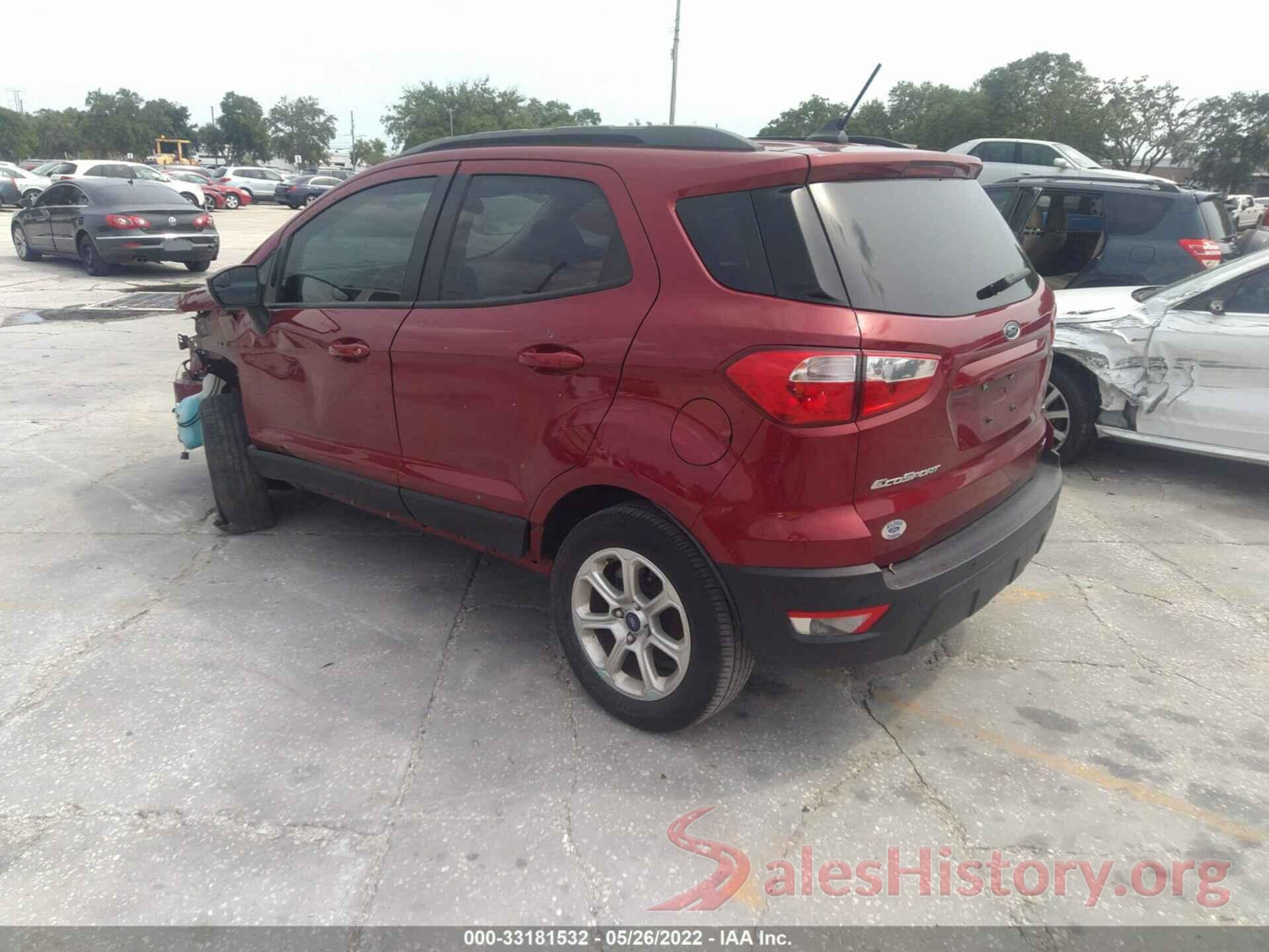 MAJ3S2GE1KC297873 2019 FORD ECOSPORT