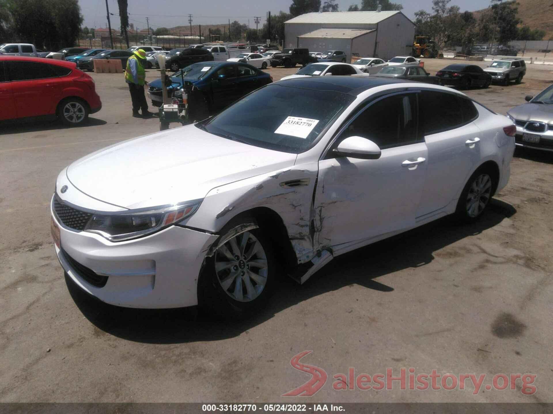 5XXGU4L31JG207156 2018 KIA OPTIMA