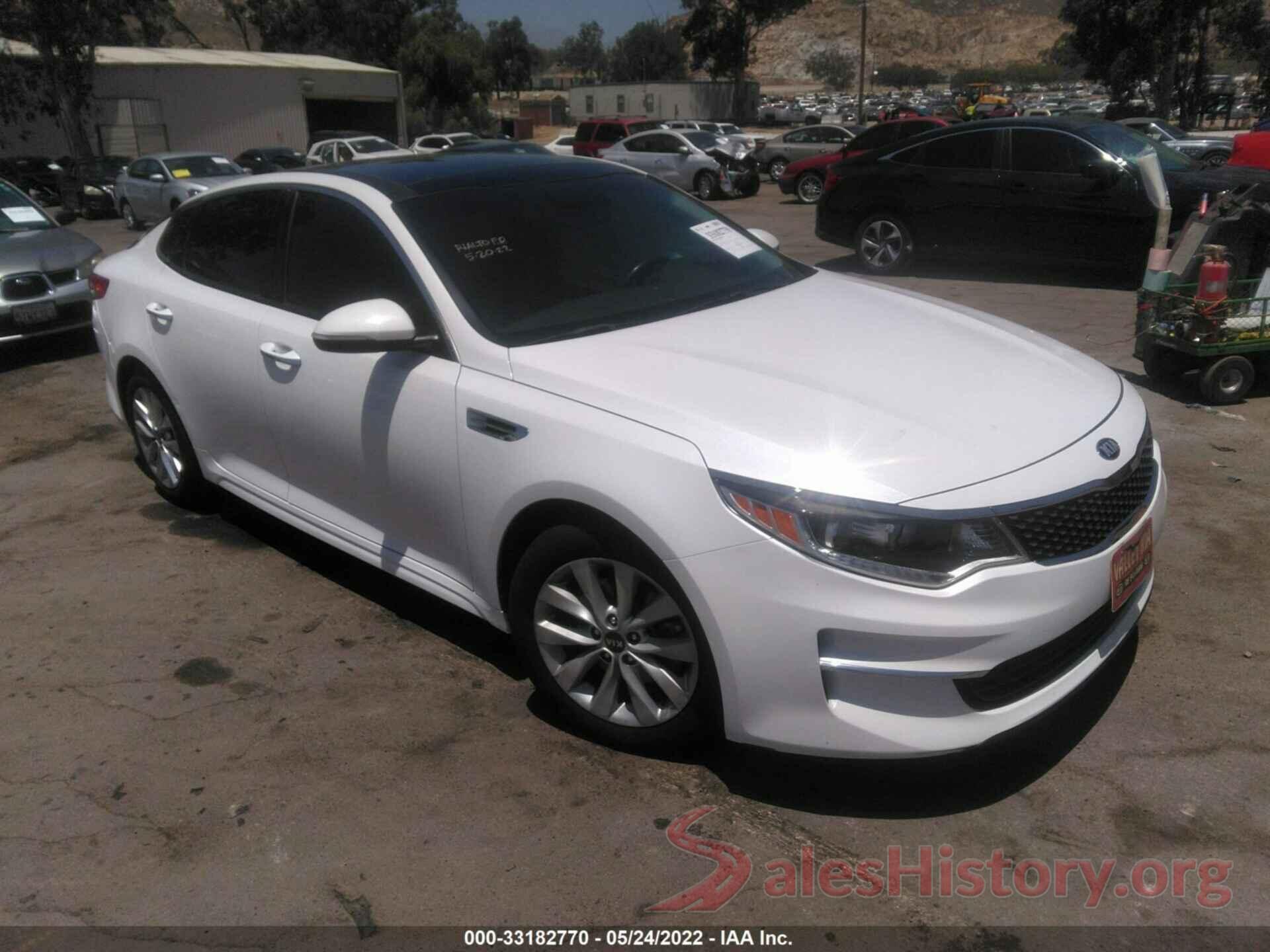 5XXGU4L31JG207156 2018 KIA OPTIMA