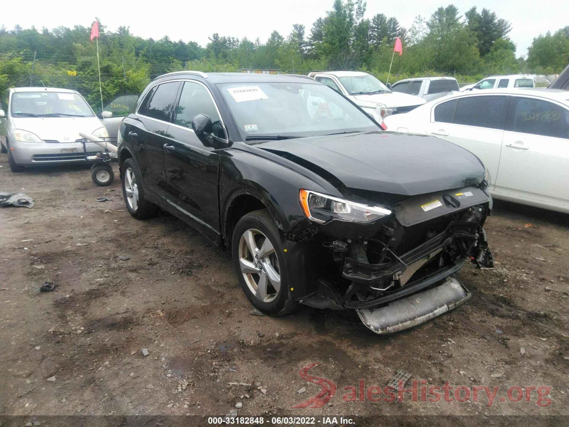 WA1AECF31L1009792 2020 AUDI Q3