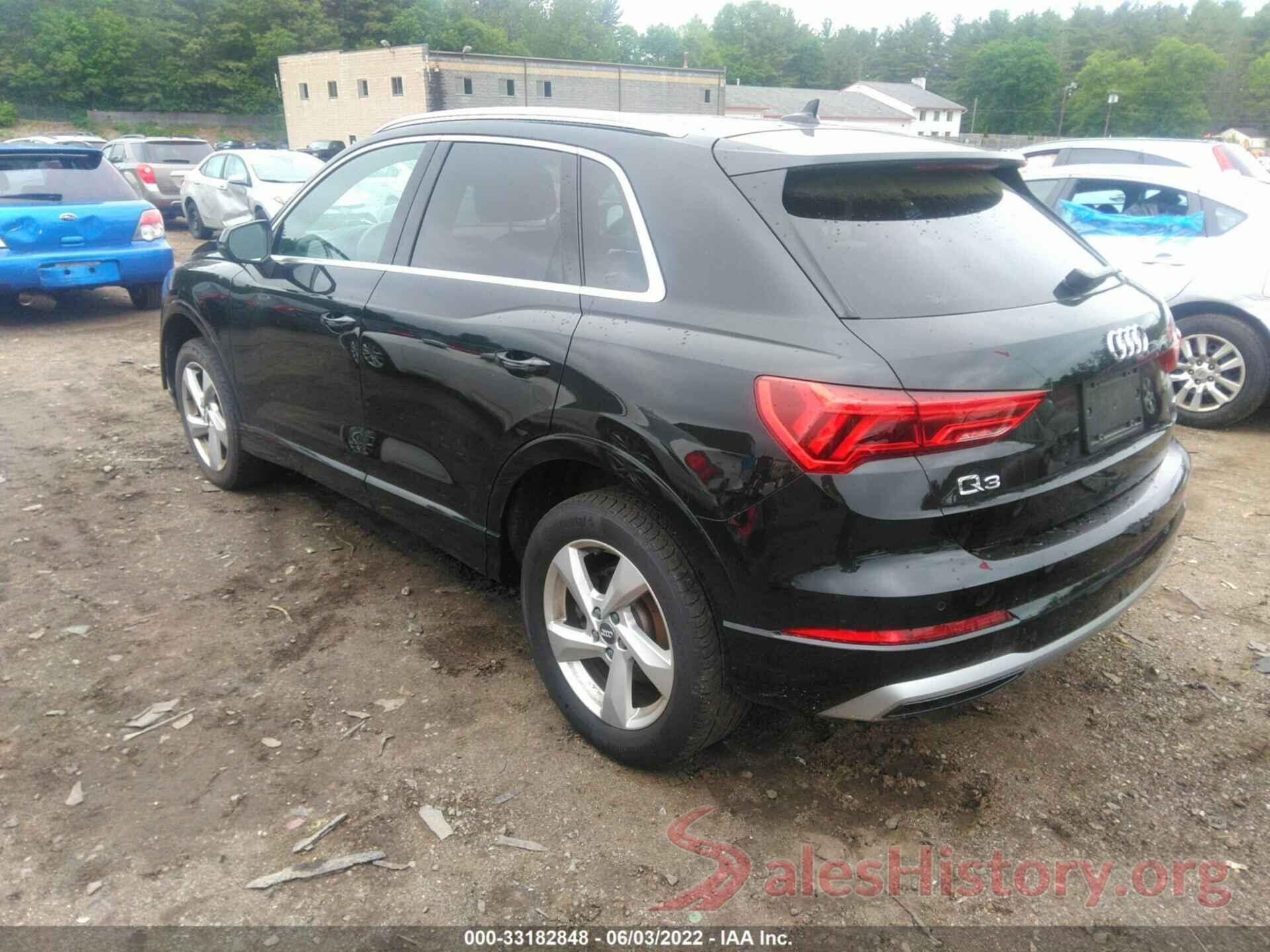 WA1AECF31L1009792 2020 AUDI Q3