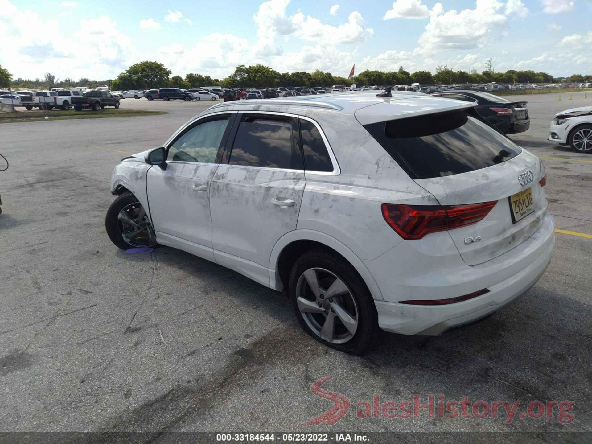 WA1AECF39L1031300 2020 AUDI Q3