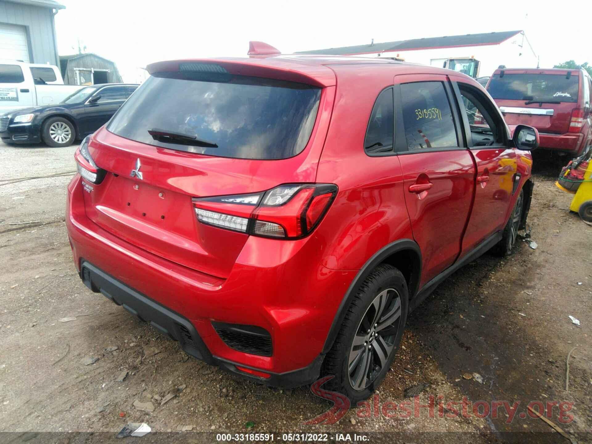 JA4AP3AU3LU010497 2020 MITSUBISHI OUTLANDER SPORT