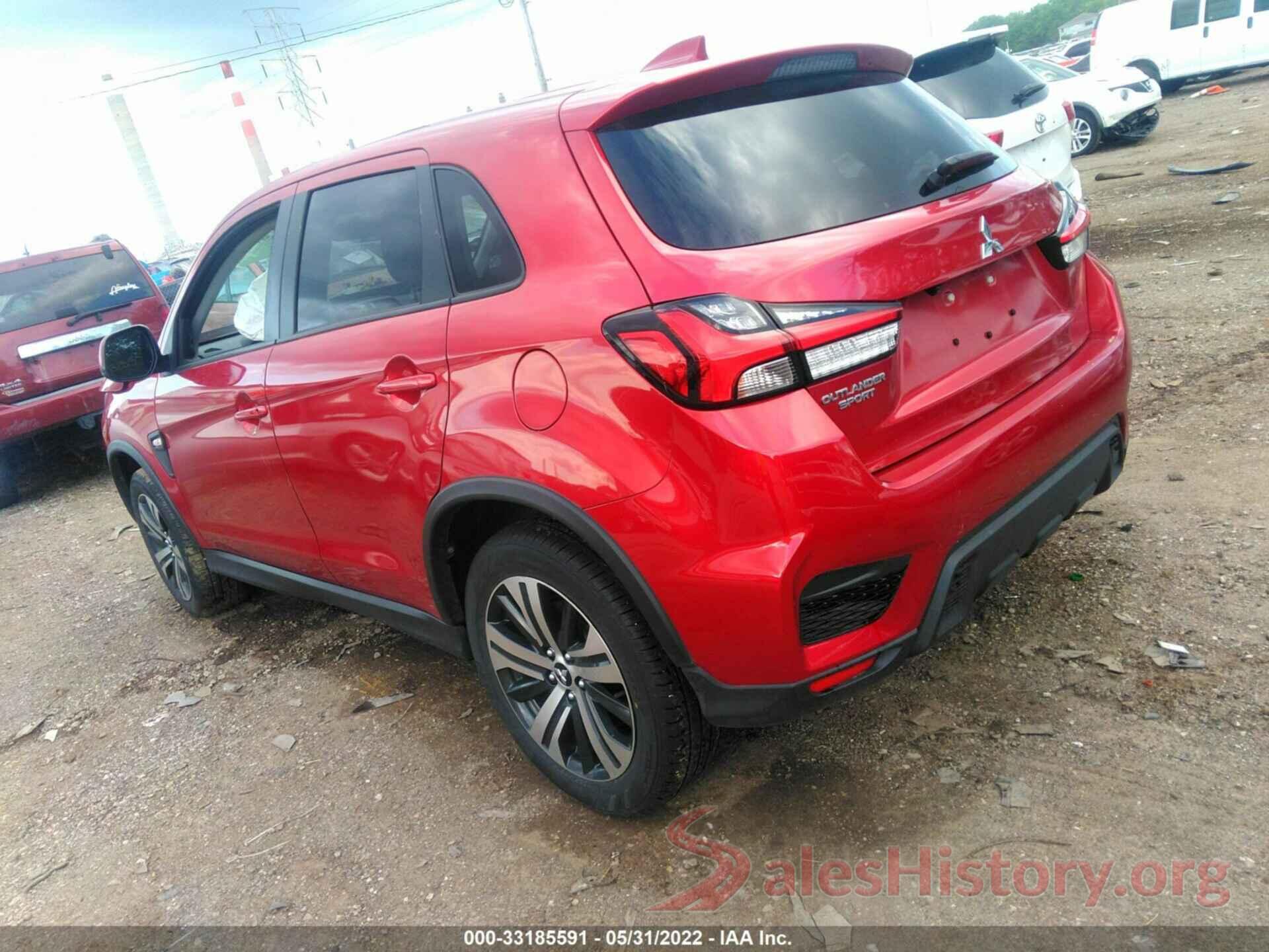 JA4AP3AU3LU010497 2020 MITSUBISHI OUTLANDER SPORT