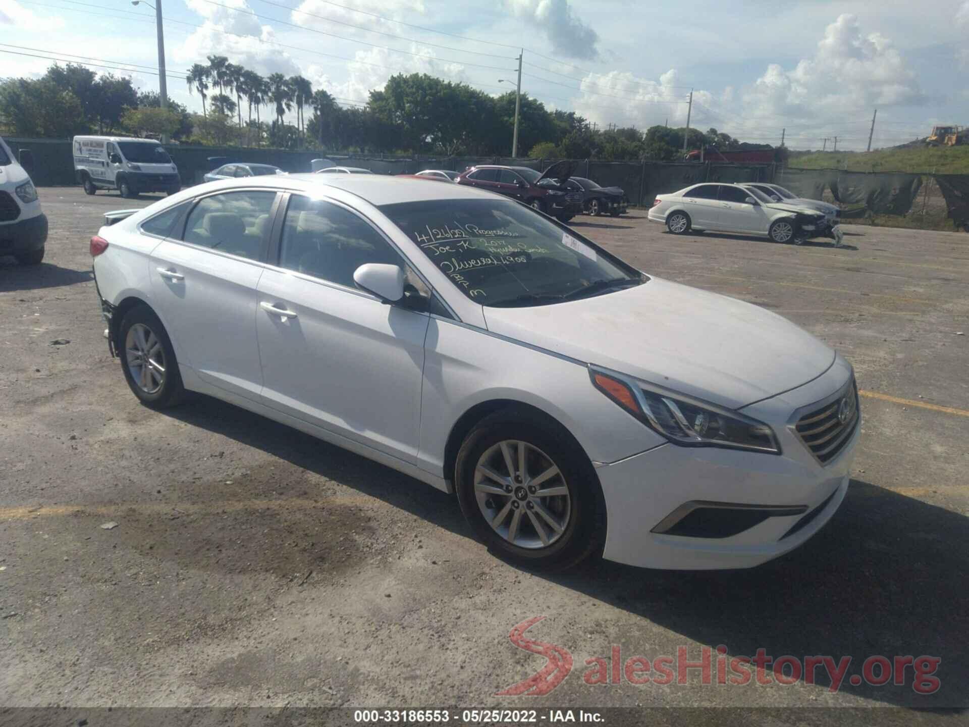 5NPE24AF8HH572636 2017 HYUNDAI SONATA