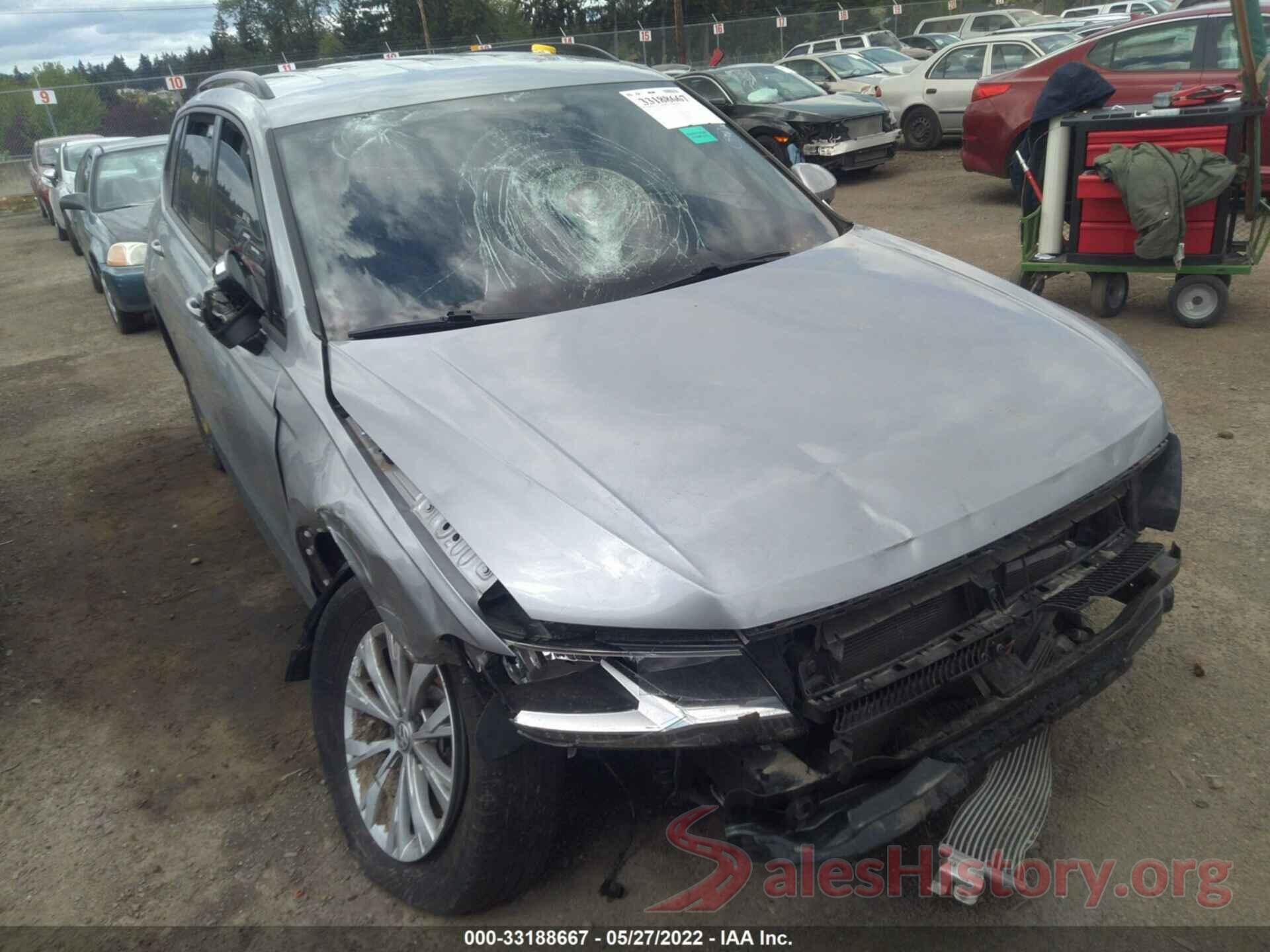 3VV0B7AX0KM144907 2019 VOLKSWAGEN TIGUAN