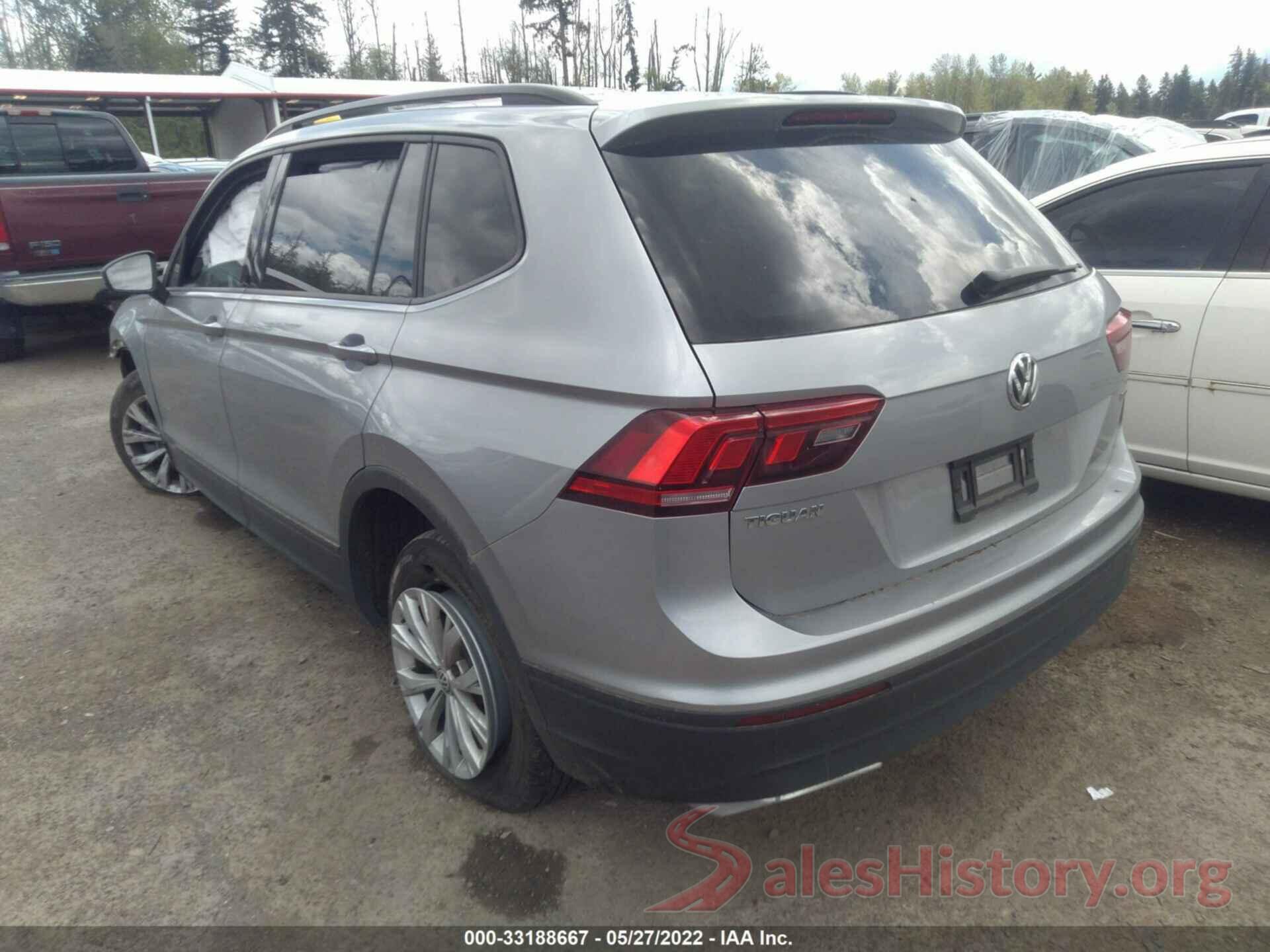 3VV0B7AX0KM144907 2019 VOLKSWAGEN TIGUAN