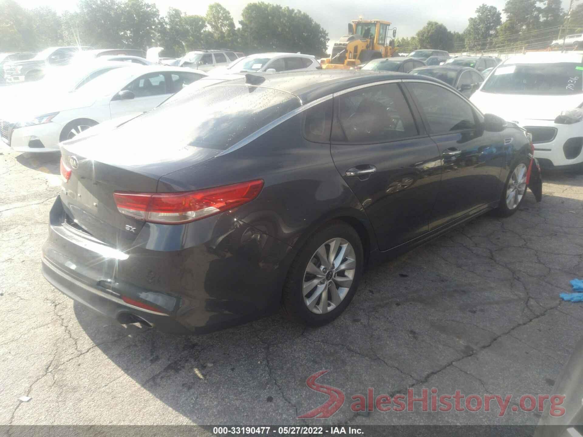 5XXGU4L30HG134694 2017 KIA OPTIMA