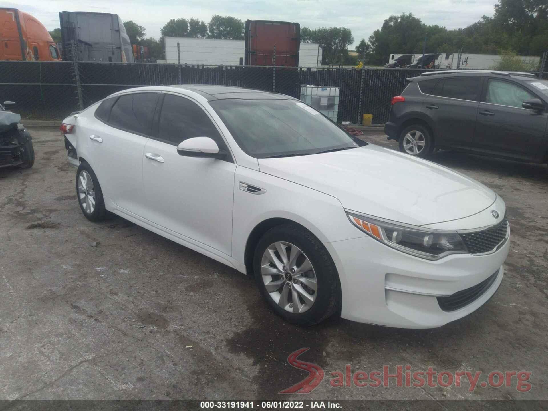 5XXGU4L37GG055327 2016 KIA OPTIMA