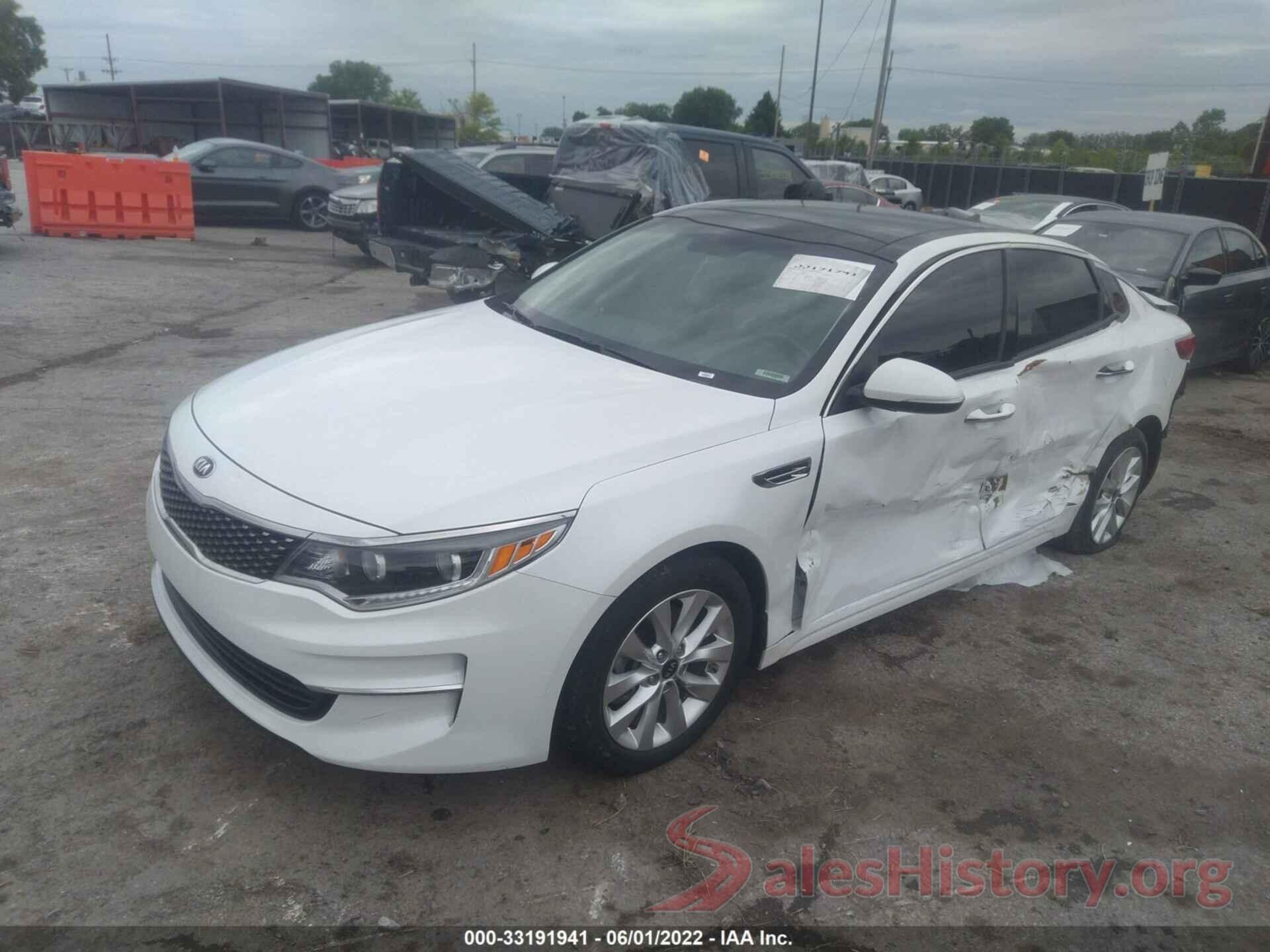 5XXGU4L37GG055327 2016 KIA OPTIMA