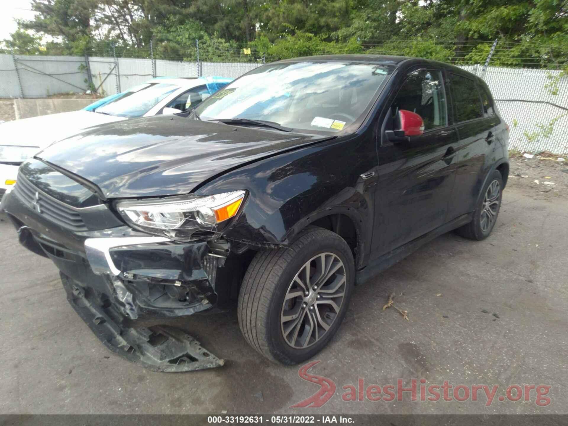 JA4AR3AU2HZ068525 2017 MITSUBISHI OUTLANDER SPORT