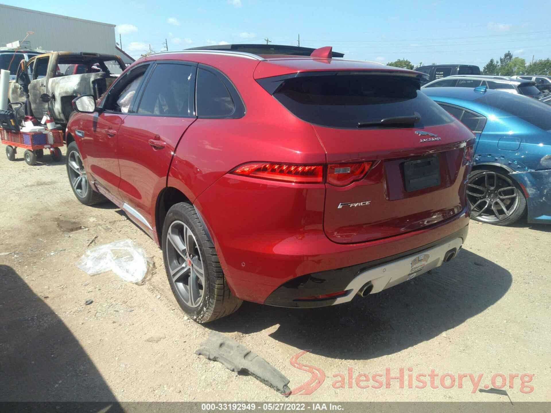 SADCM2FVXKA610019 2019 JAGUAR F-PACE