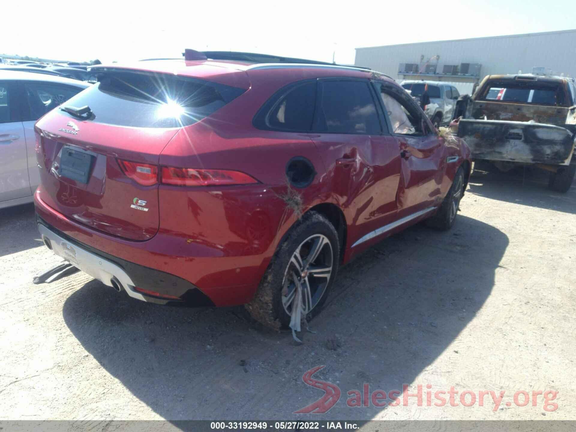 SADCM2FVXKA610019 2019 JAGUAR F-PACE