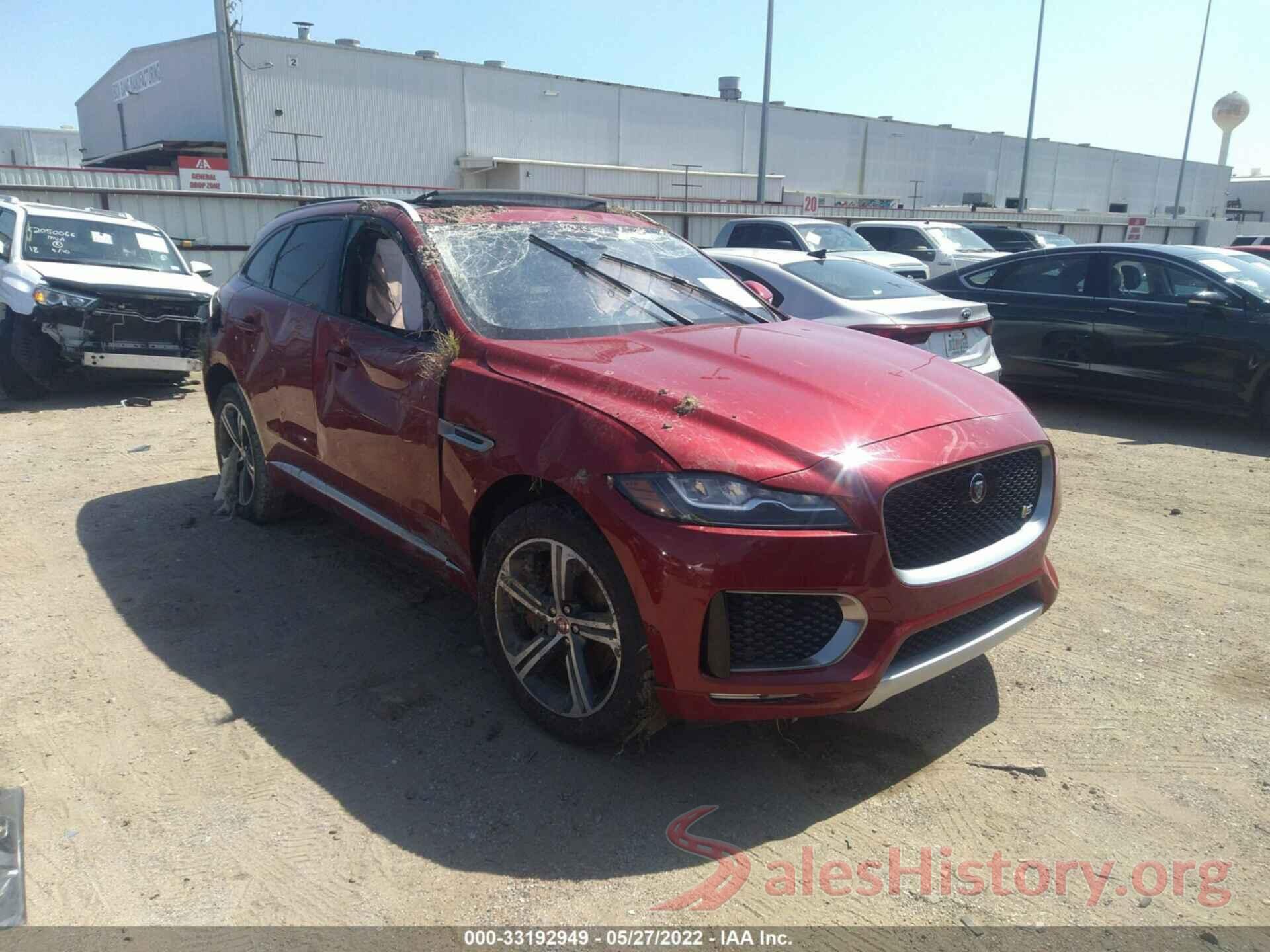 SADCM2FVXKA610019 2019 JAGUAR F-PACE