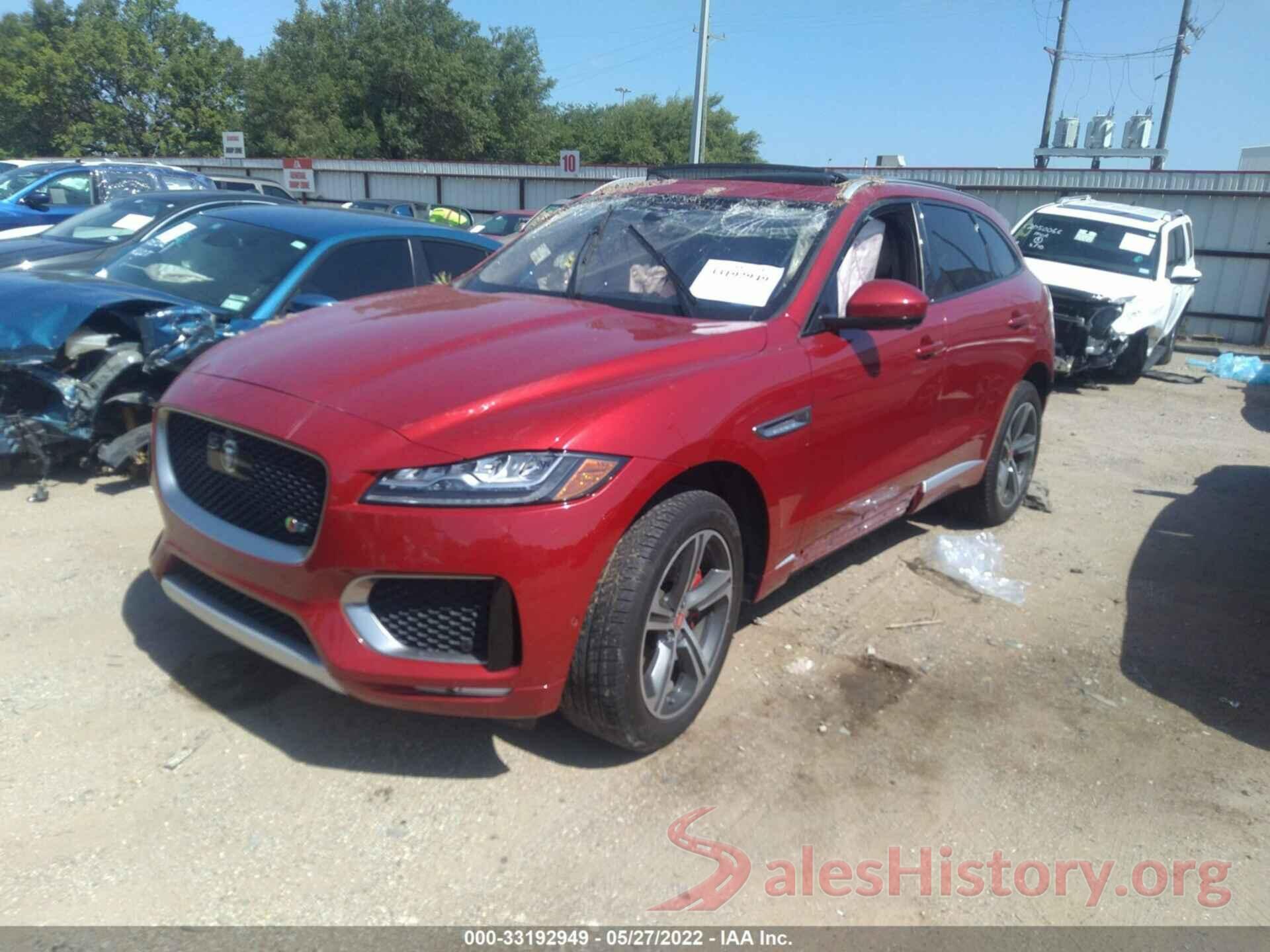 SADCM2FVXKA610019 2019 JAGUAR F-PACE