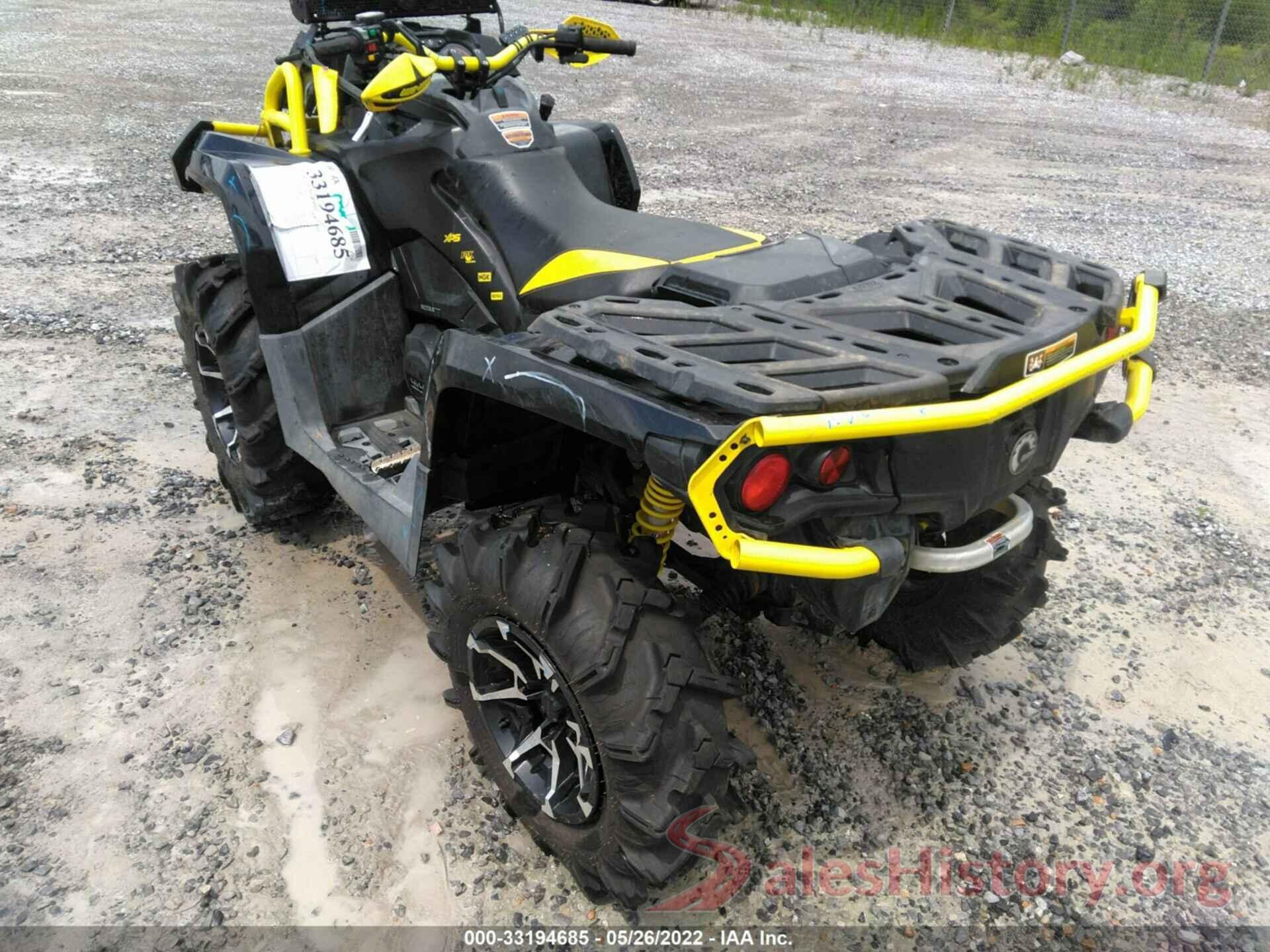 3JBLWAX47JJ001692 2018 CAN-AM OUTLANDER