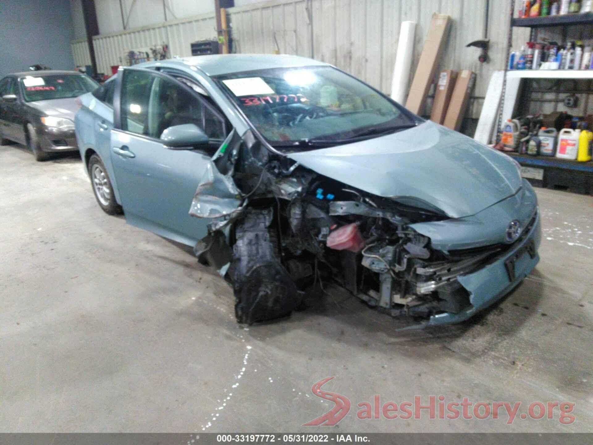 JTDKBRFUXG3522922 2016 TOYOTA PRIUS