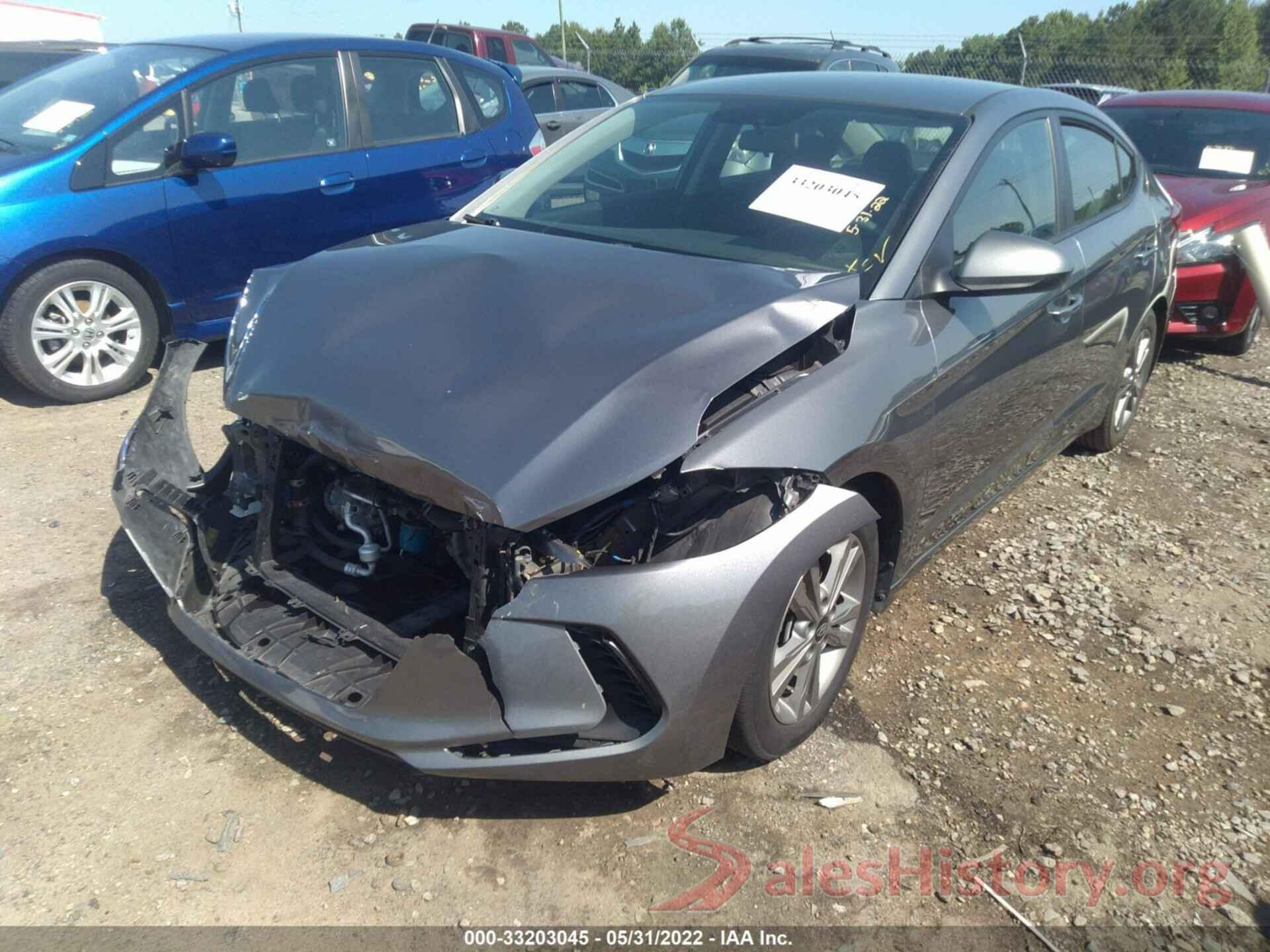 5NPD84LF2JH341258 2018 HYUNDAI ELANTRA