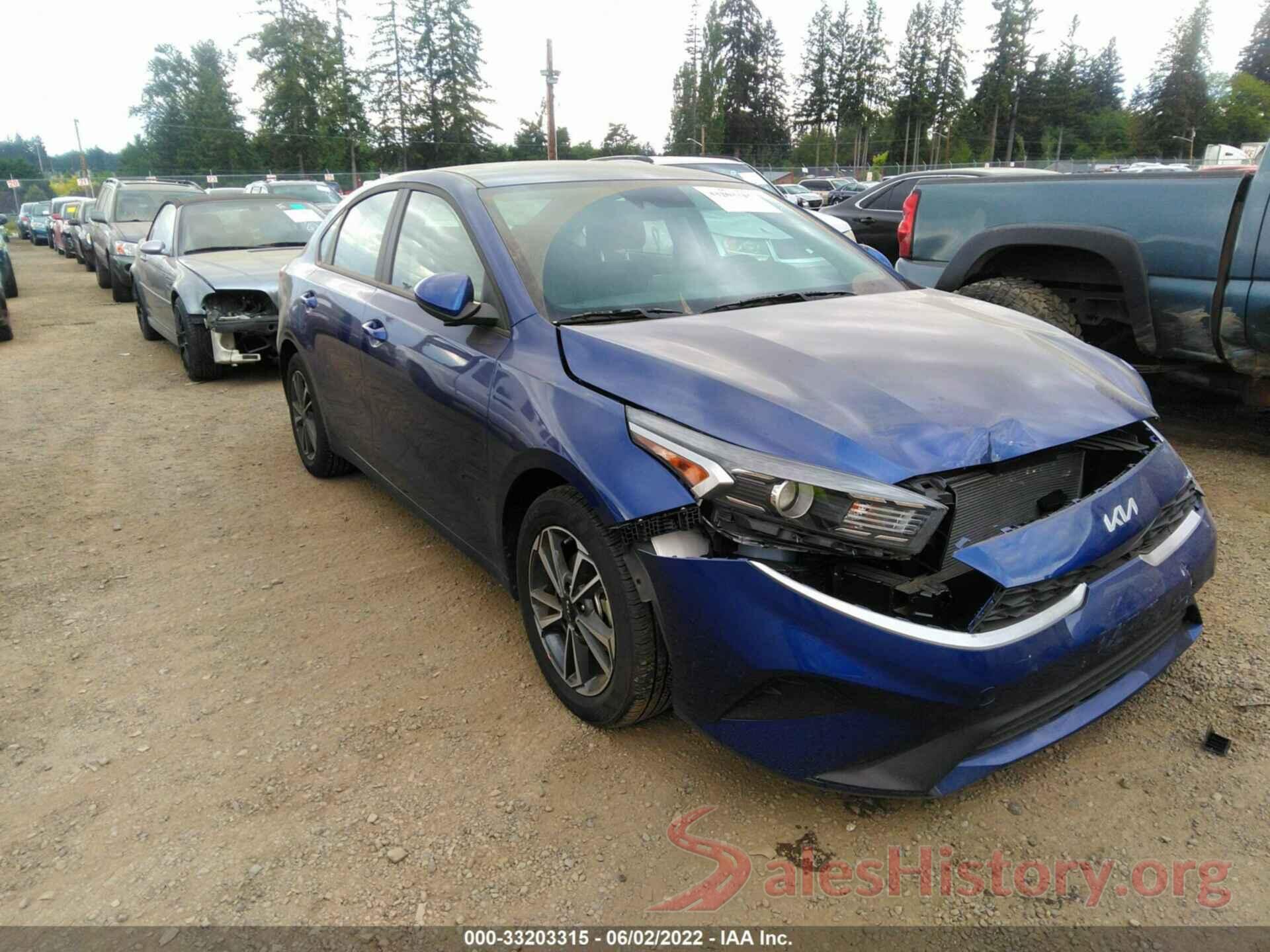 3KPF24AD7NE418051 2022 KIA FORTE