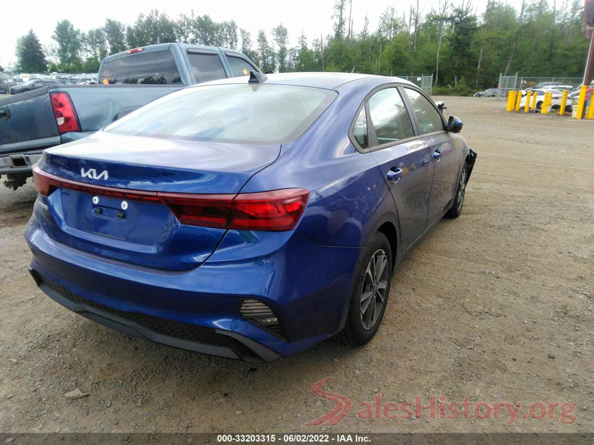 3KPF24AD7NE418051 2022 KIA FORTE