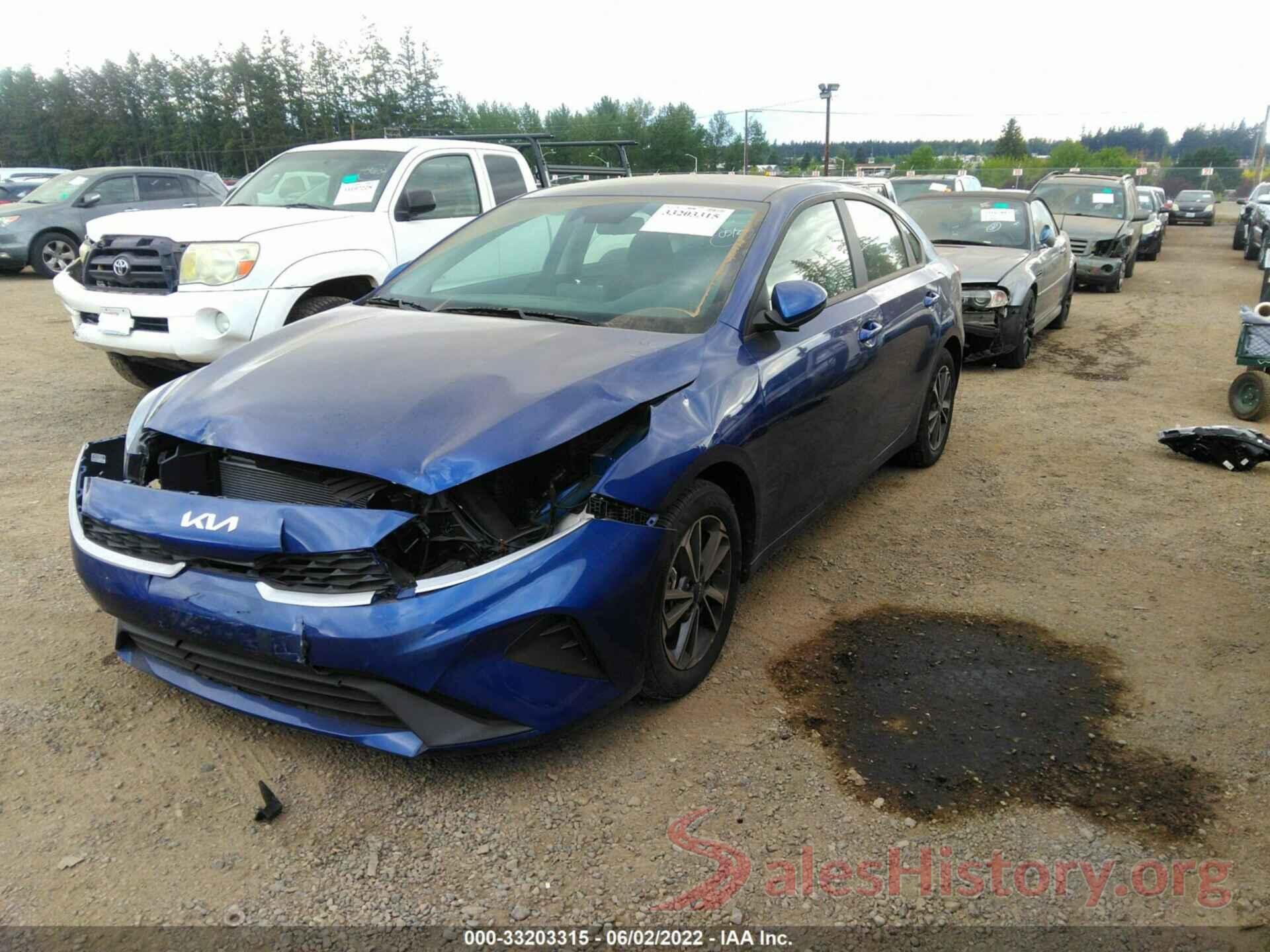 3KPF24AD7NE418051 2022 KIA FORTE