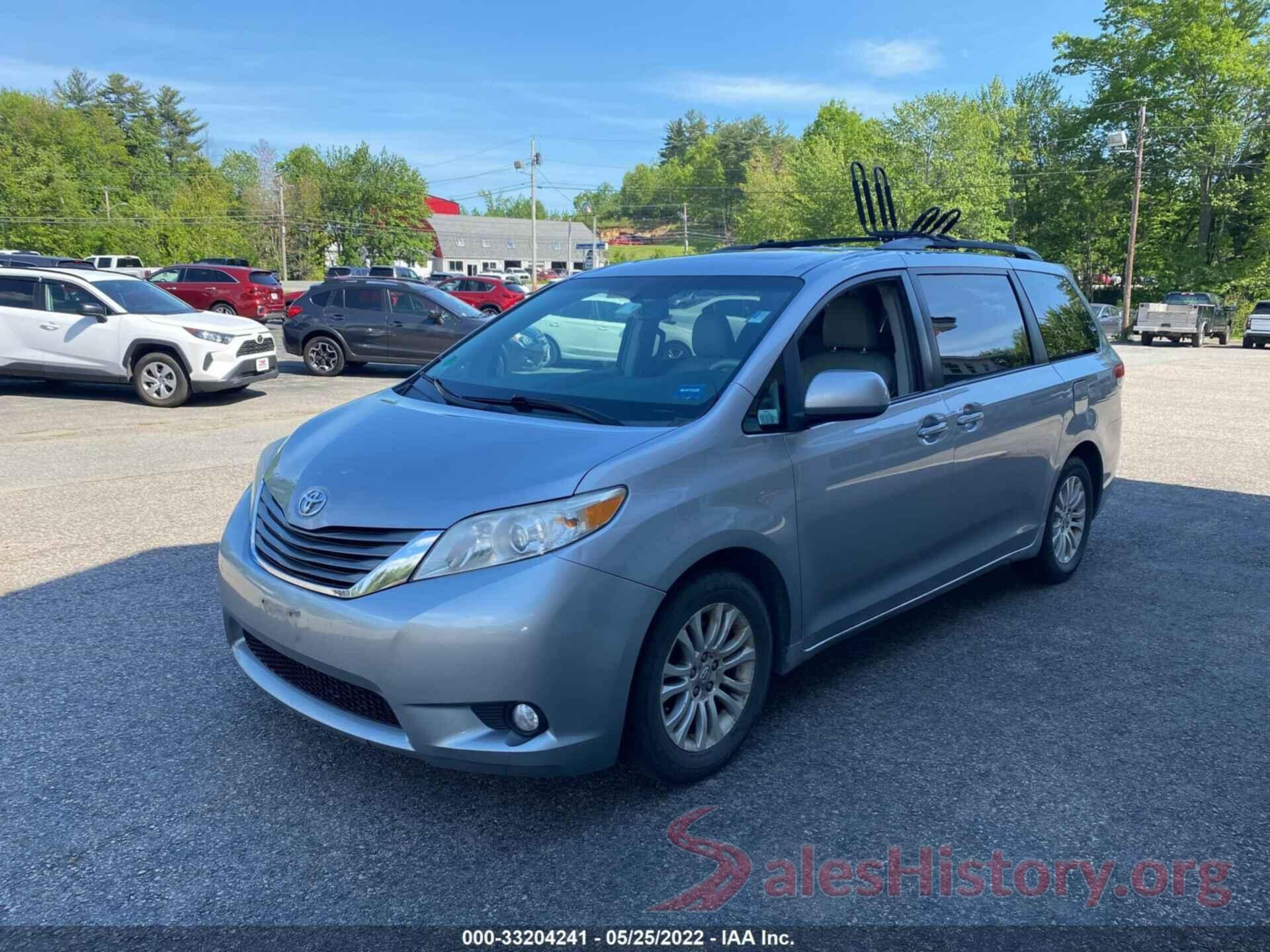 5TDYK3DC1CS195689 2012 TOYOTA SIENNA