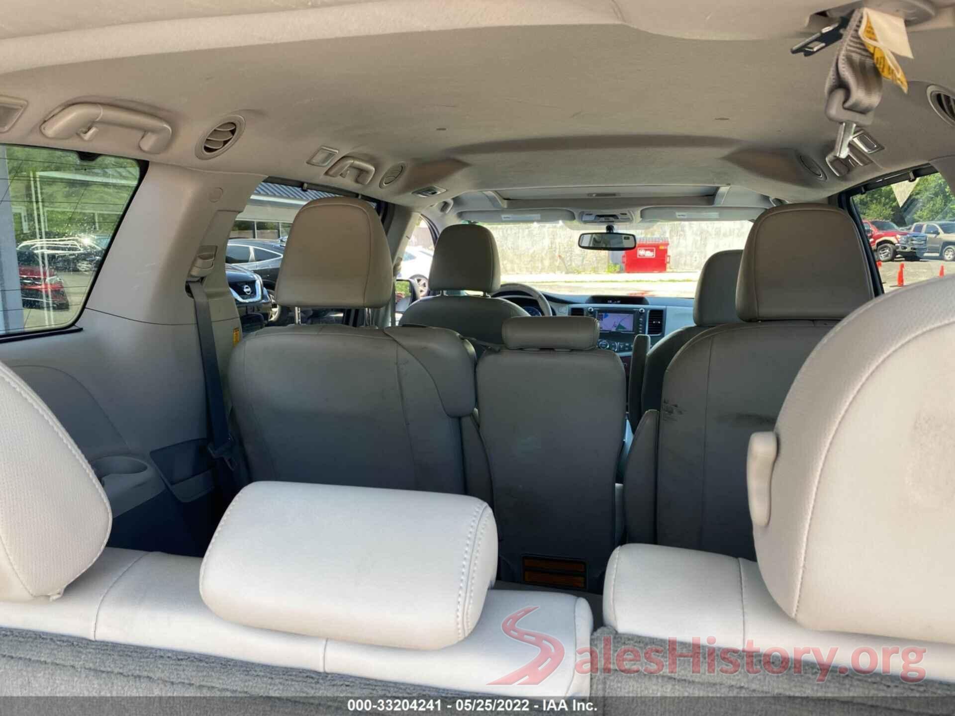 5TDYK3DC1CS195689 2012 TOYOTA SIENNA