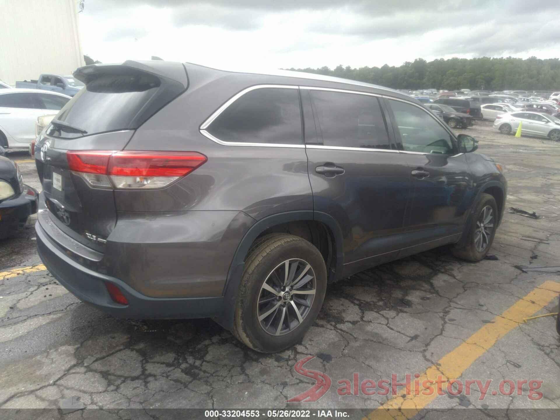 5TDJZRFH7HS396156 2017 TOYOTA HIGHLANDER