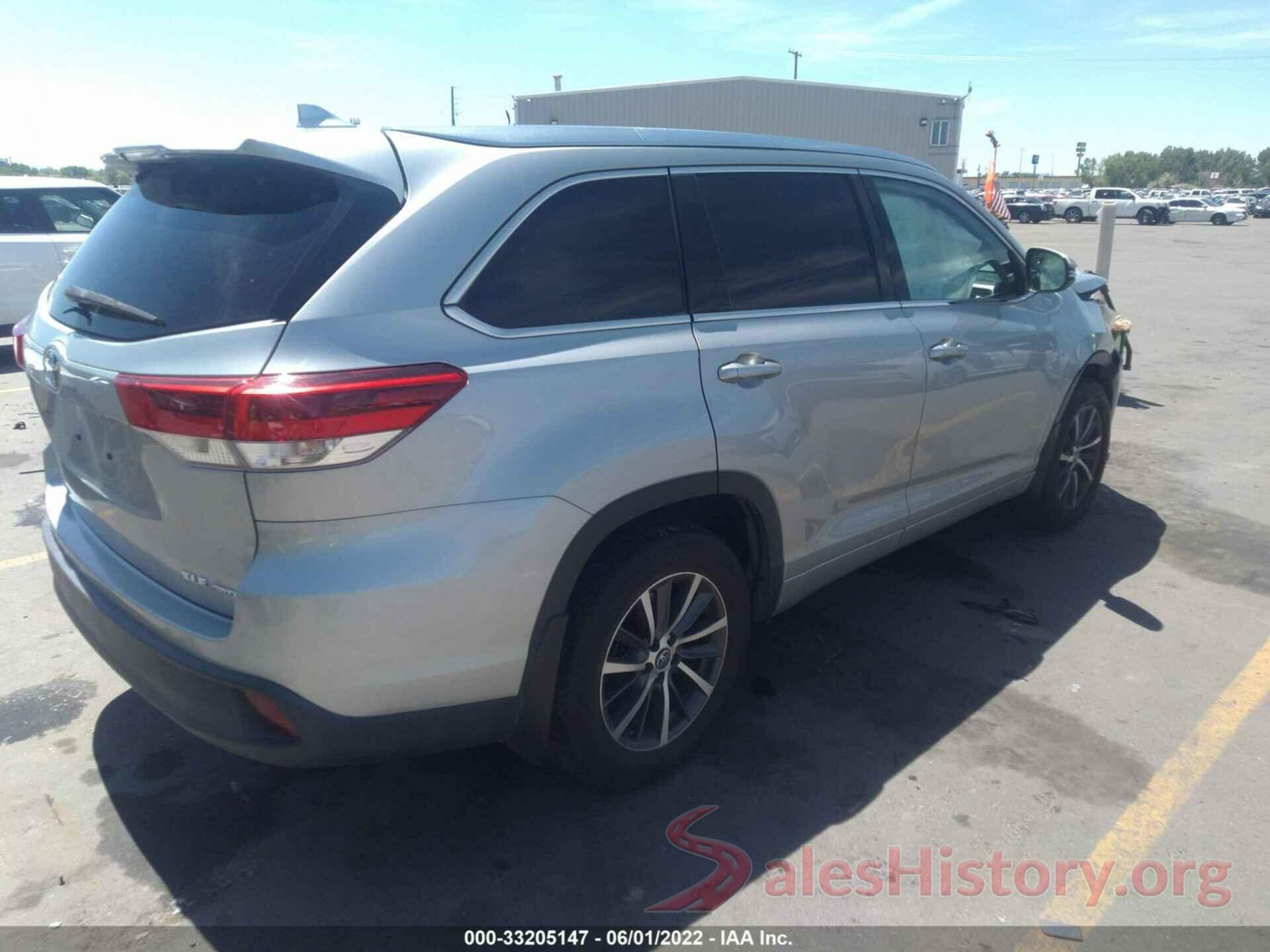 5TDJZRFH4JS842298 2018 TOYOTA HIGHLANDER