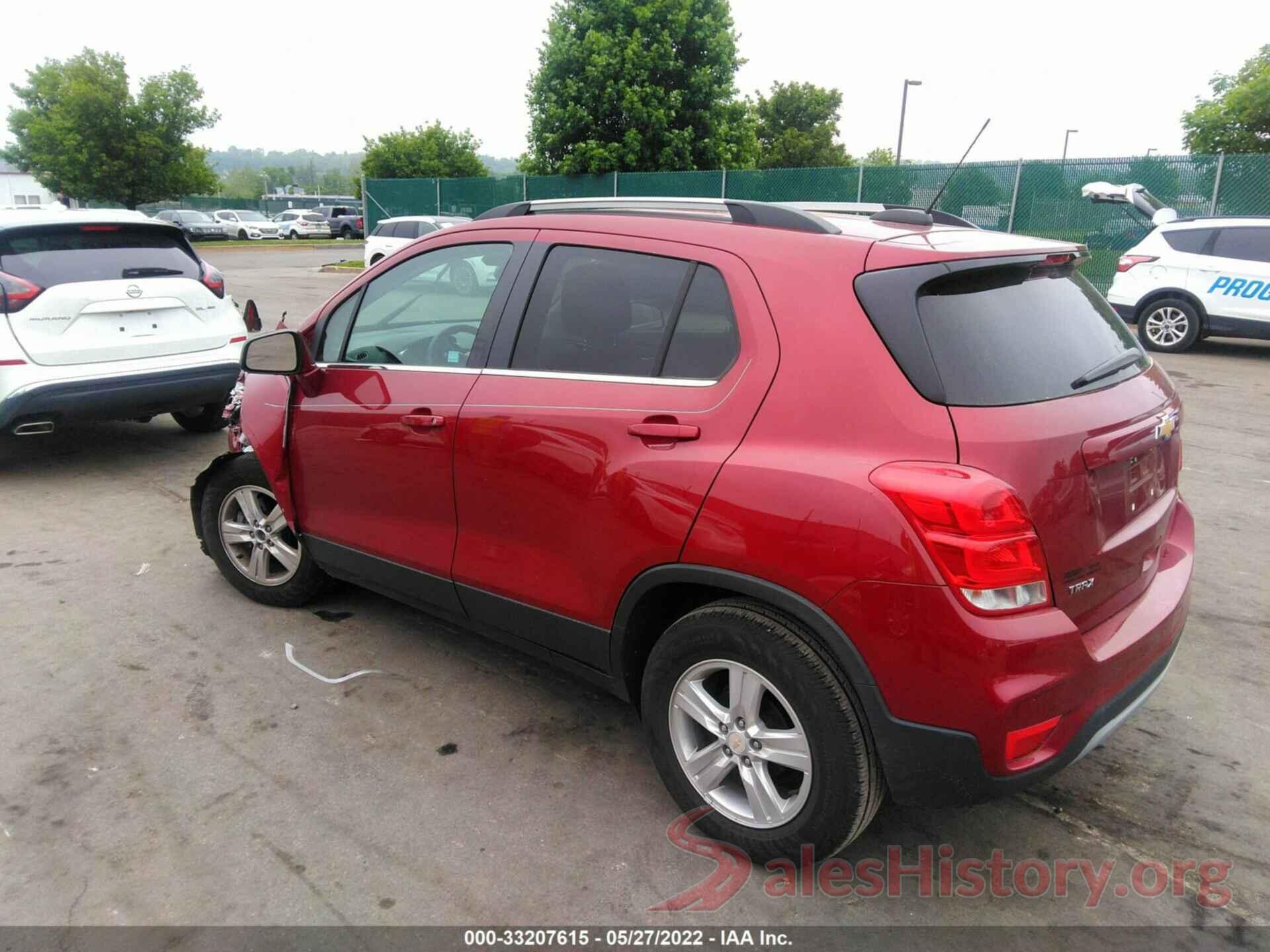 3GNCJLSB4KL181126 2019 CHEVROLET TRAX