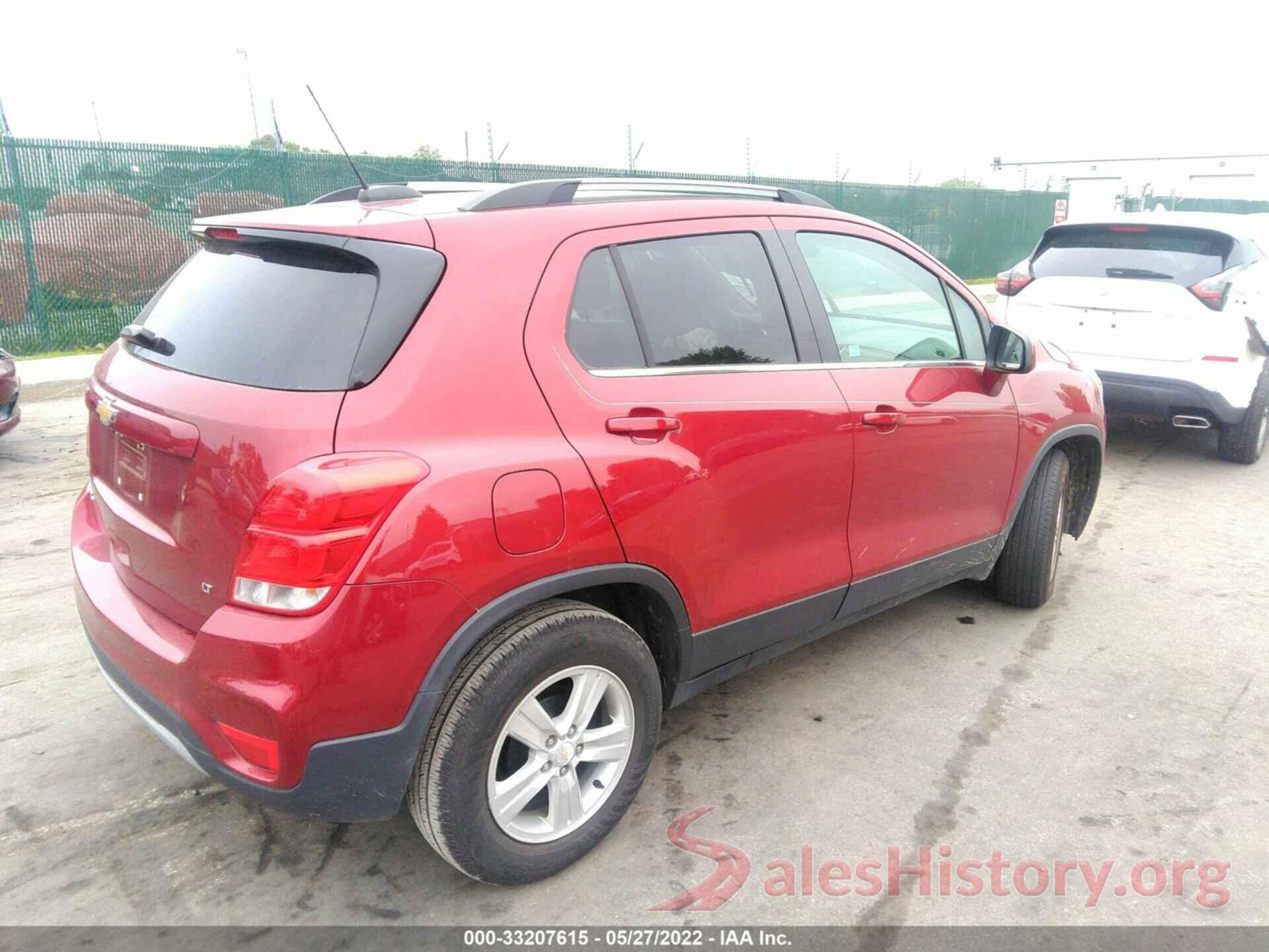 3GNCJLSB4KL181126 2019 CHEVROLET TRAX