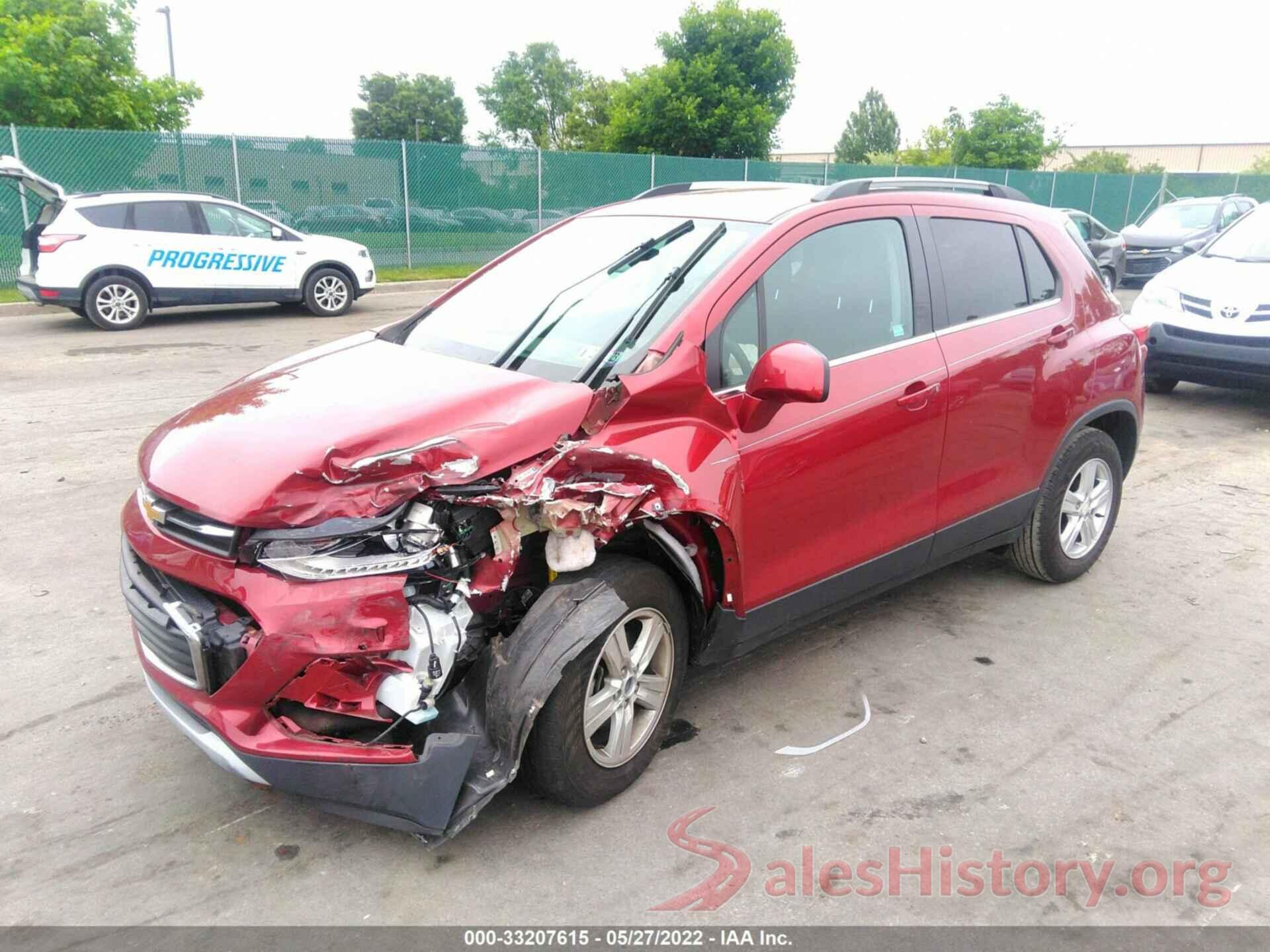 3GNCJLSB4KL181126 2019 CHEVROLET TRAX