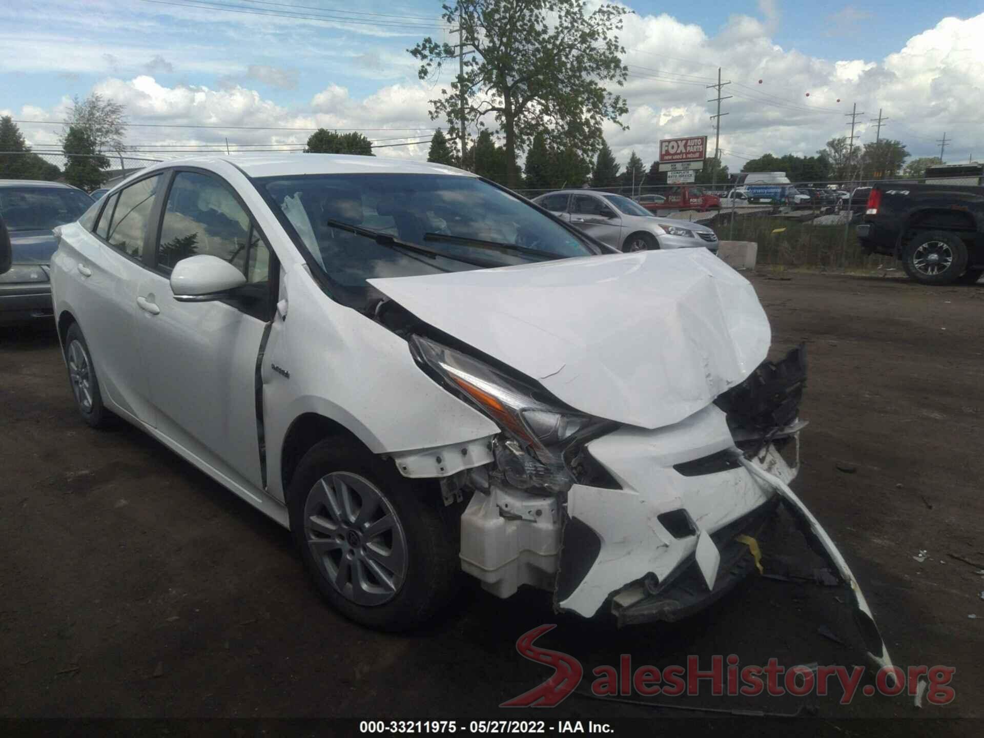 JTDKBRFU5G3527672 2016 TOYOTA PRIUS