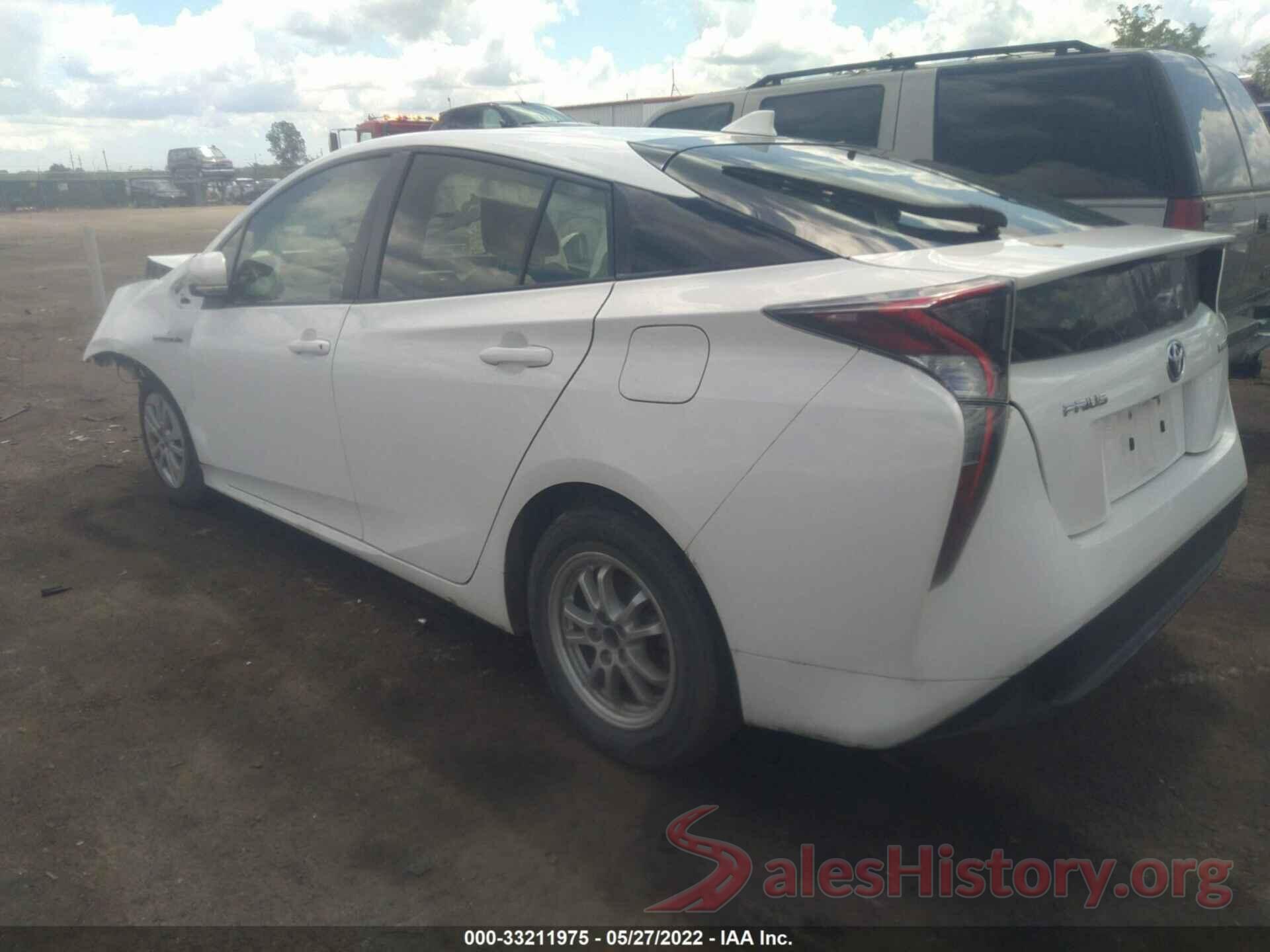 JTDKBRFU5G3527672 2016 TOYOTA PRIUS