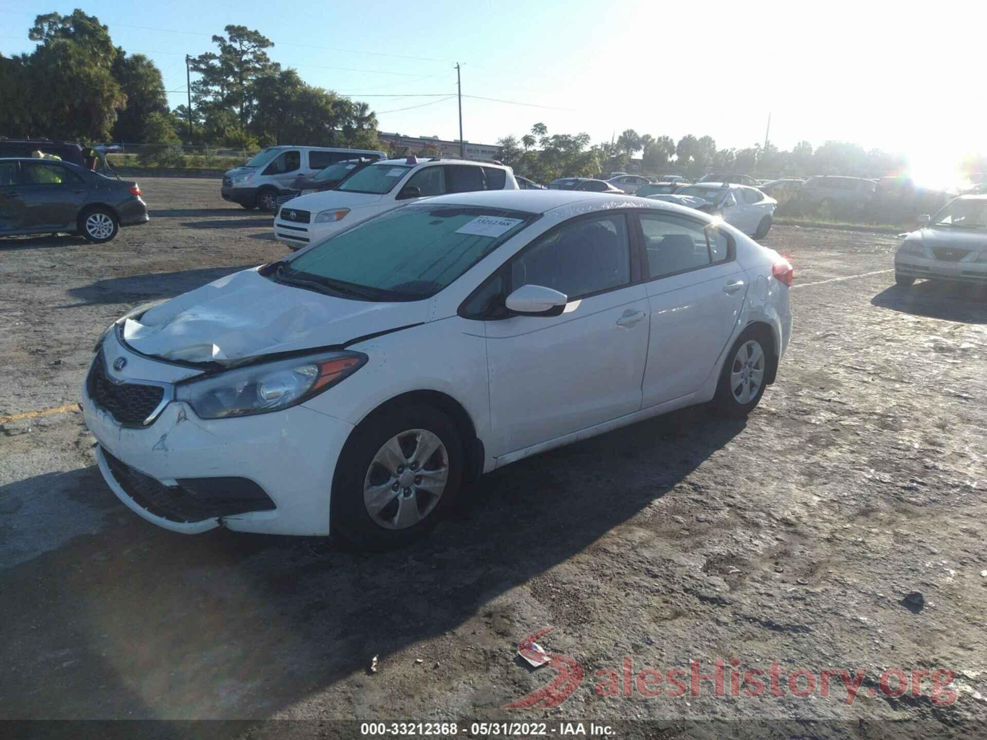 KNAFK4A64G5615756 2016 KIA FORTE