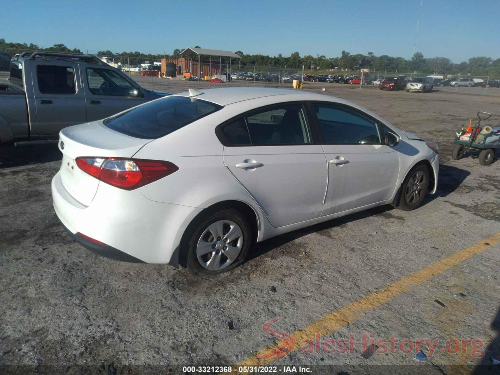 KNAFK4A64G5615756 2016 KIA FORTE