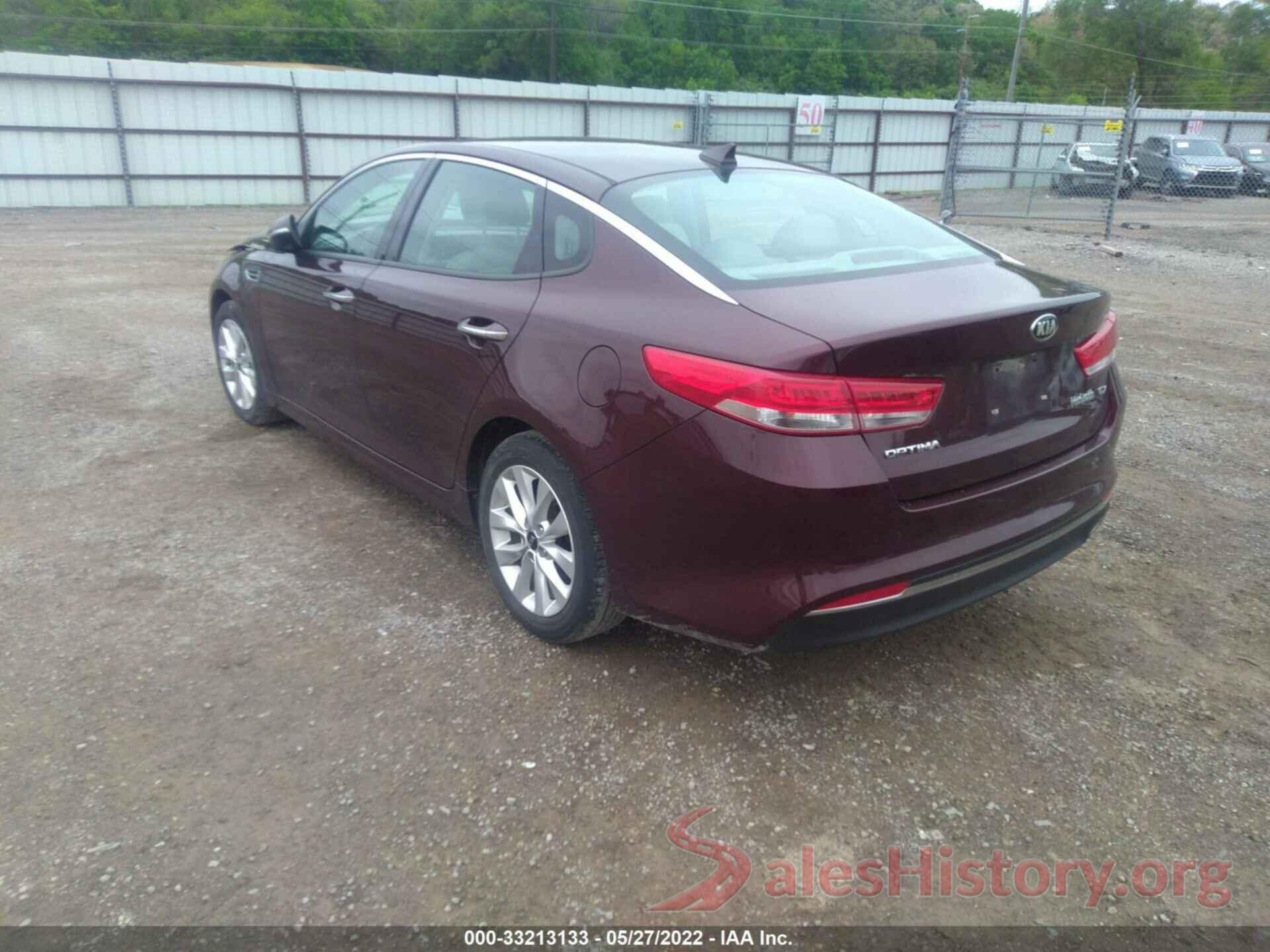 5XXGU4L38GG104860 2016 KIA OPTIMA