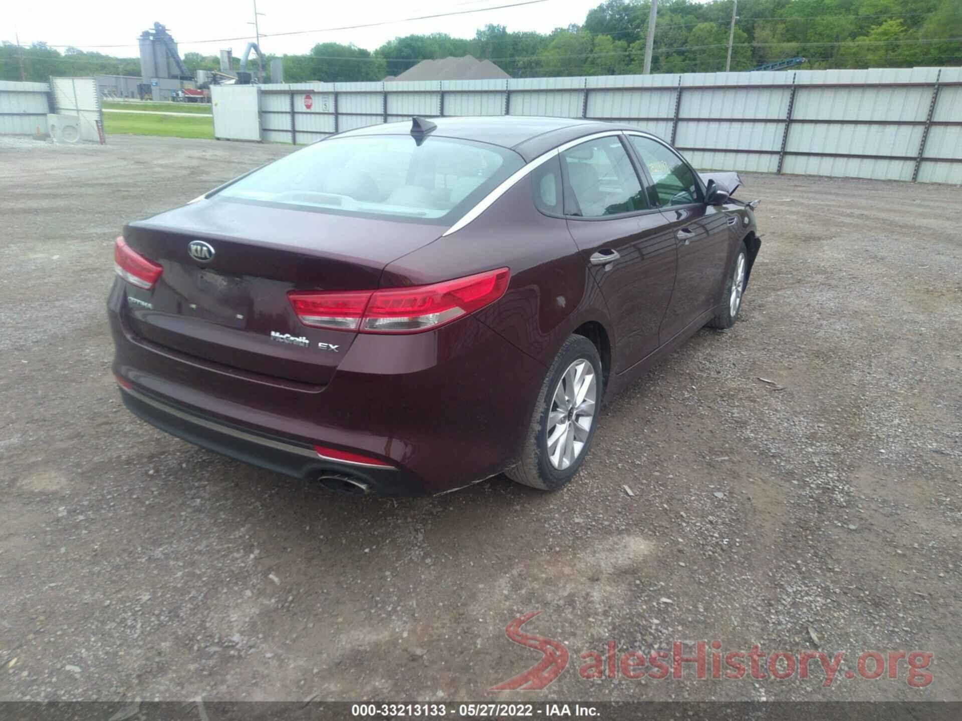 5XXGU4L38GG104860 2016 KIA OPTIMA