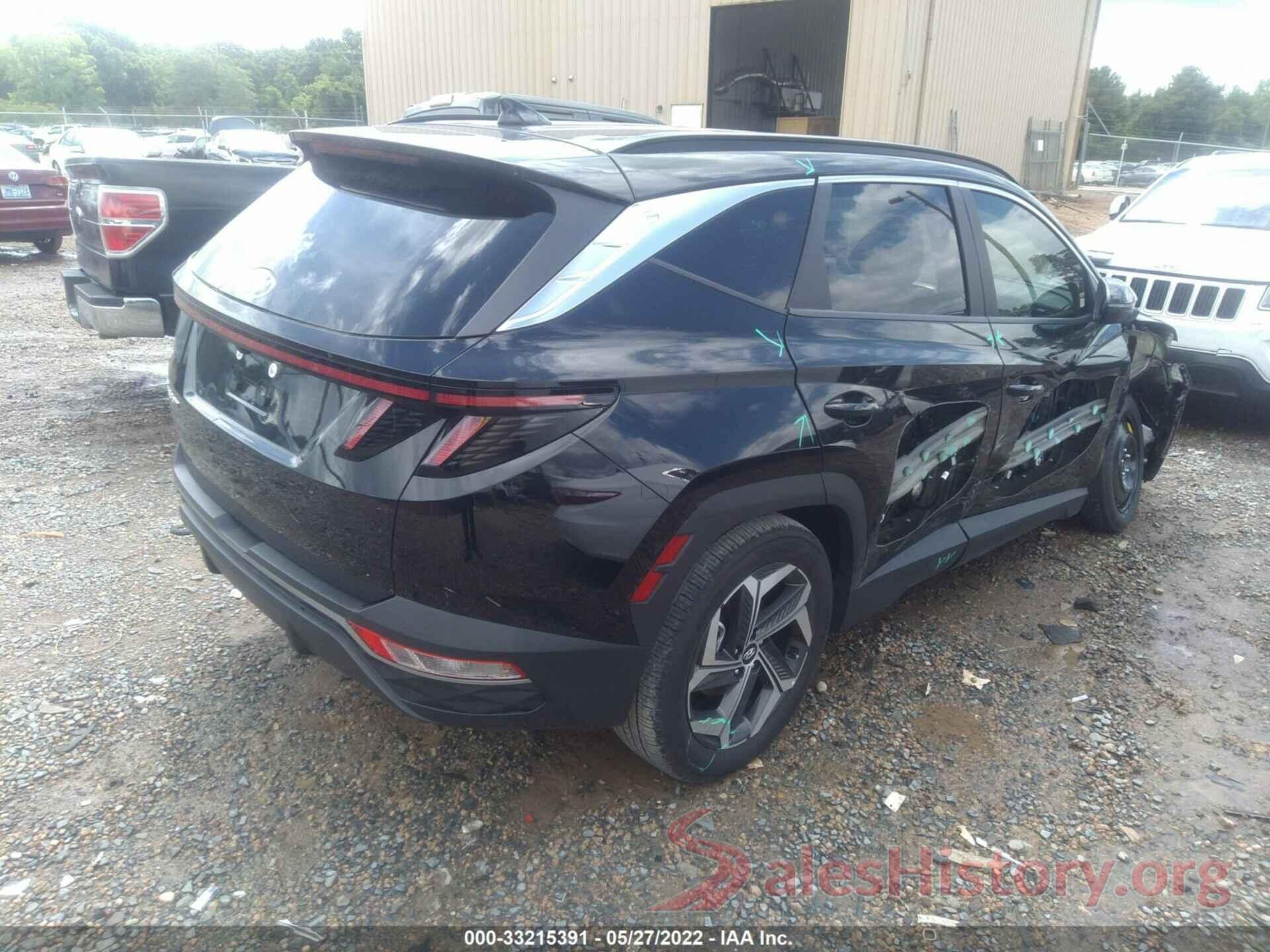 5NMJF3AE3NH007580 2022 HYUNDAI TUCSON