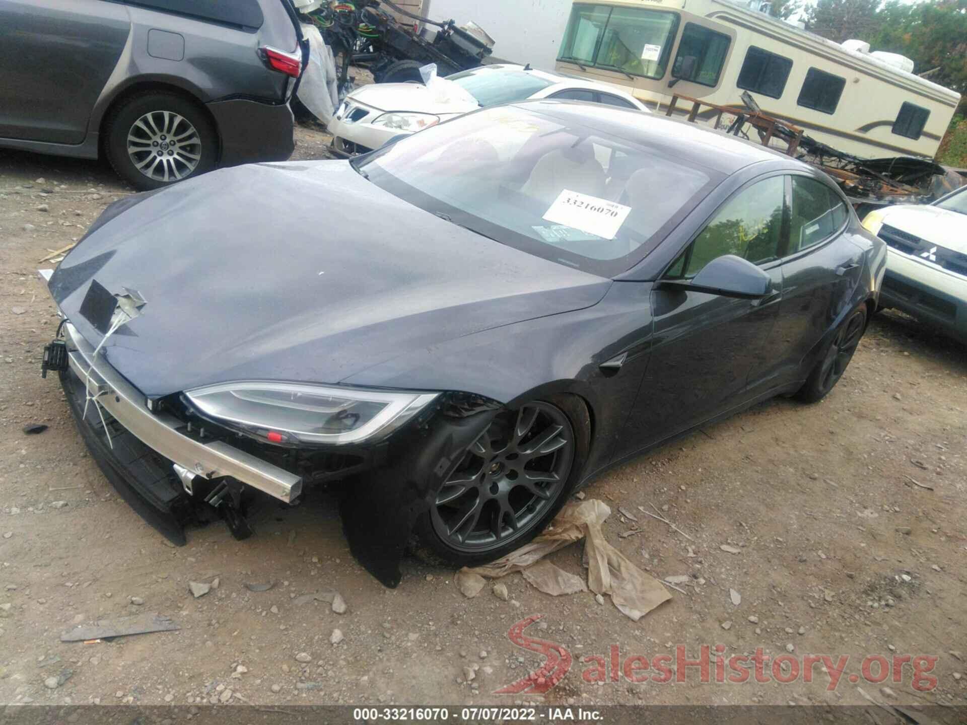 5YJSA1E5XNF470853 2022 TESLA MODEL S