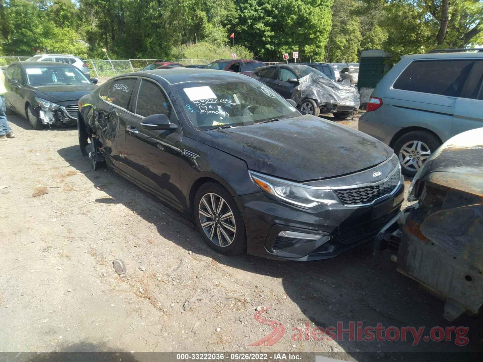 5XXGU4L16KG368411 2019 KIA OPTIMA