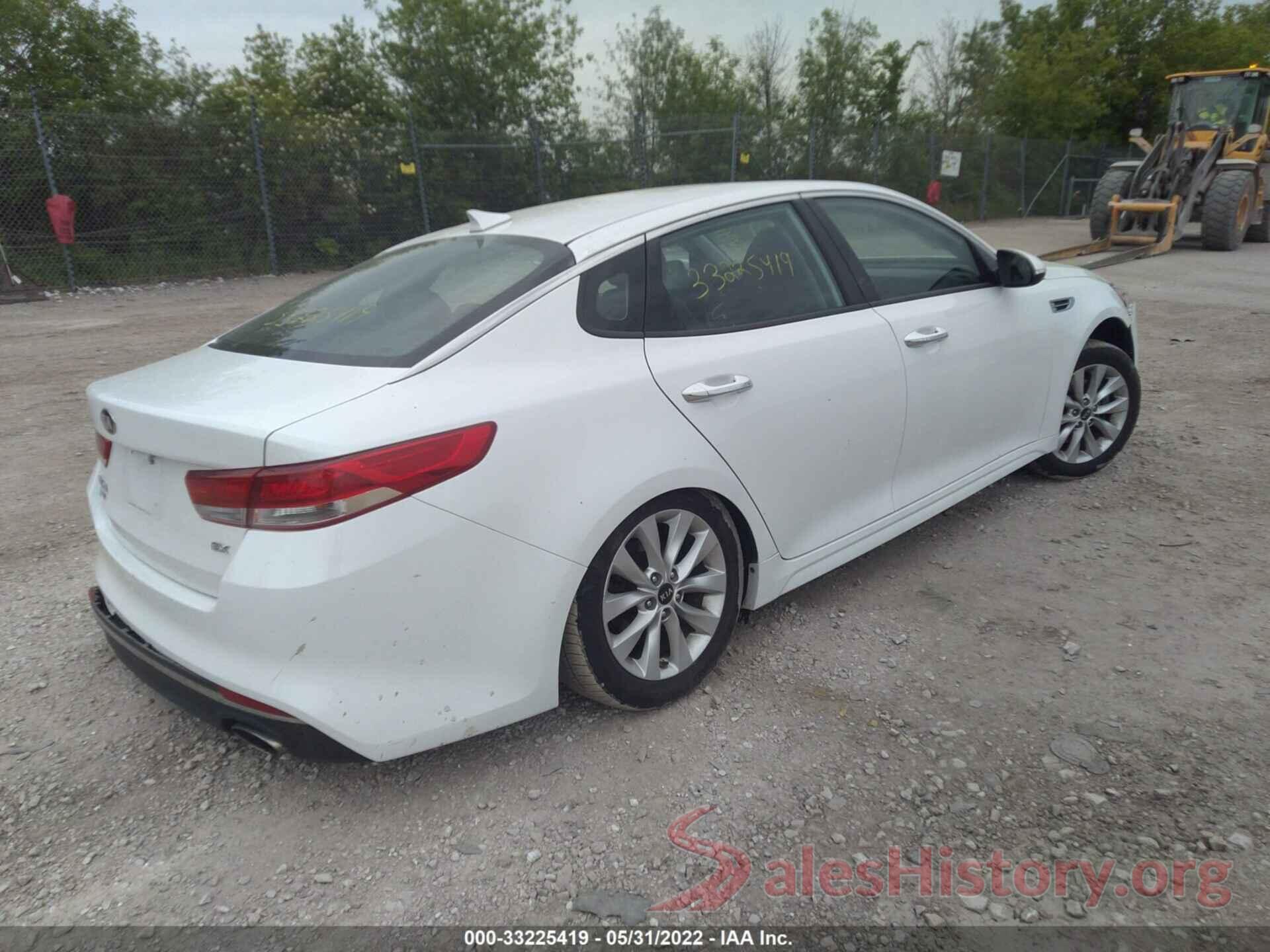 5XXGU4L33GG087272 2016 KIA OPTIMA