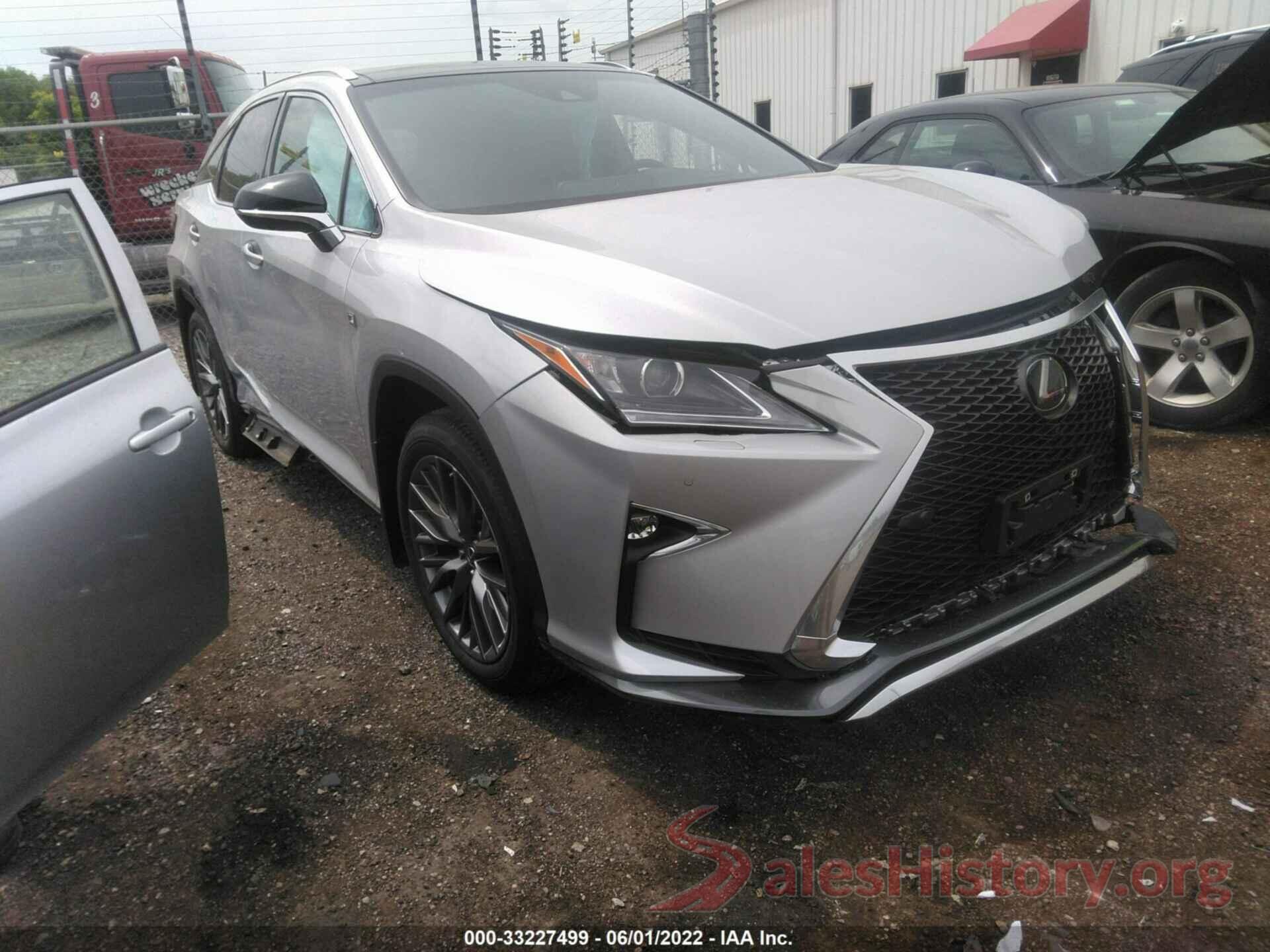 2T2BZMCA1KC178658 2019 LEXUS RX