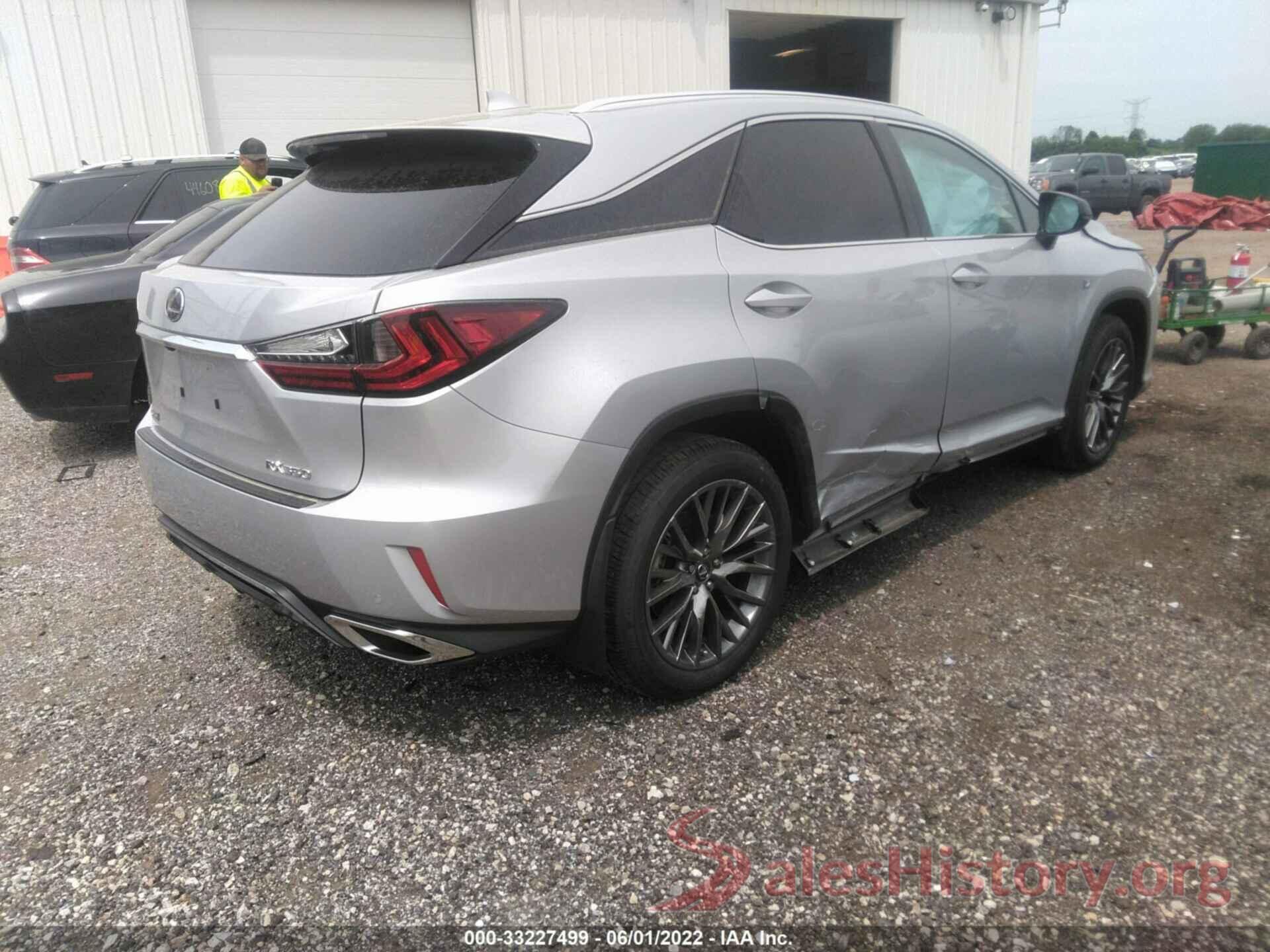 2T2BZMCA1KC178658 2019 LEXUS RX