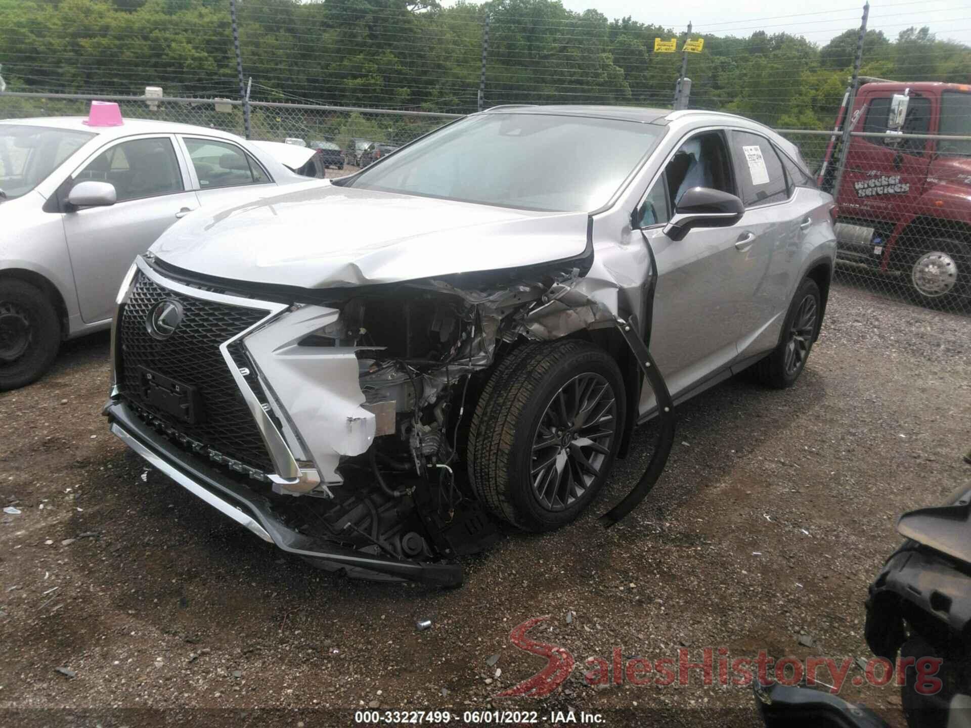 2T2BZMCA1KC178658 2019 LEXUS RX