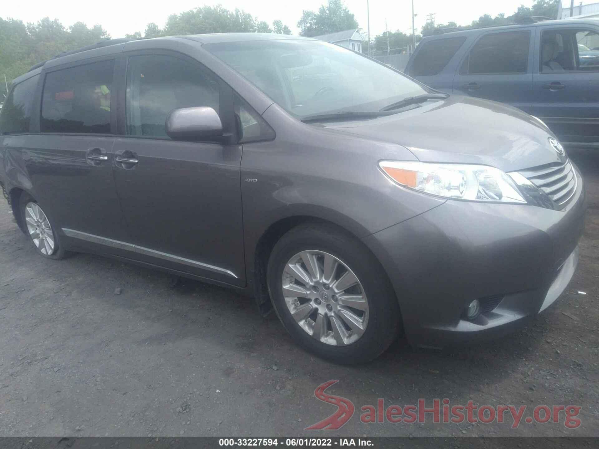 5TDDK3DC0GS134628 2016 TOYOTA SIENNA