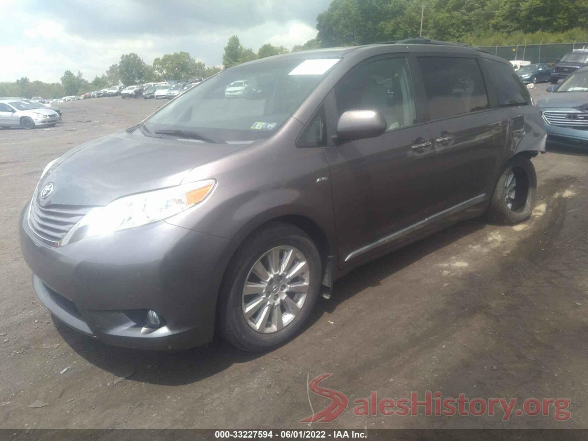 5TDDK3DC0GS134628 2016 TOYOTA SIENNA