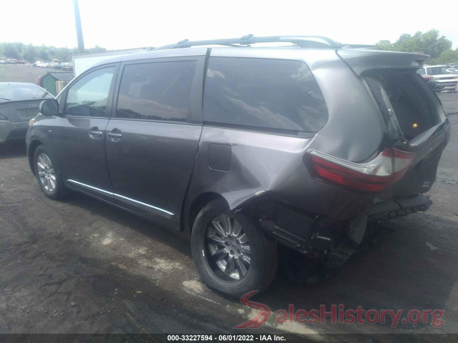 5TDDK3DC0GS134628 2016 TOYOTA SIENNA